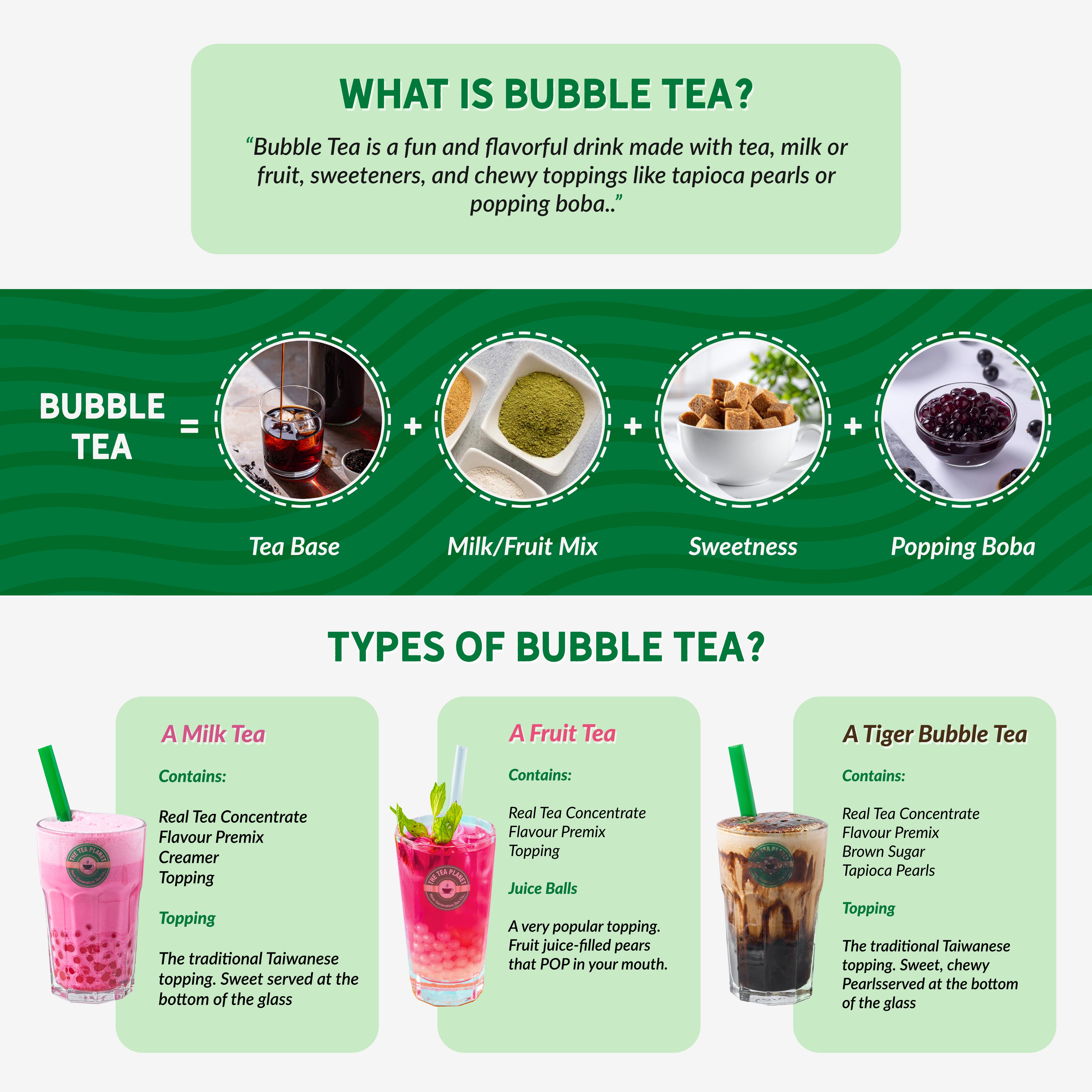 Ginger Jasmine  Fruit Bubble Tea Premix - 1 kg