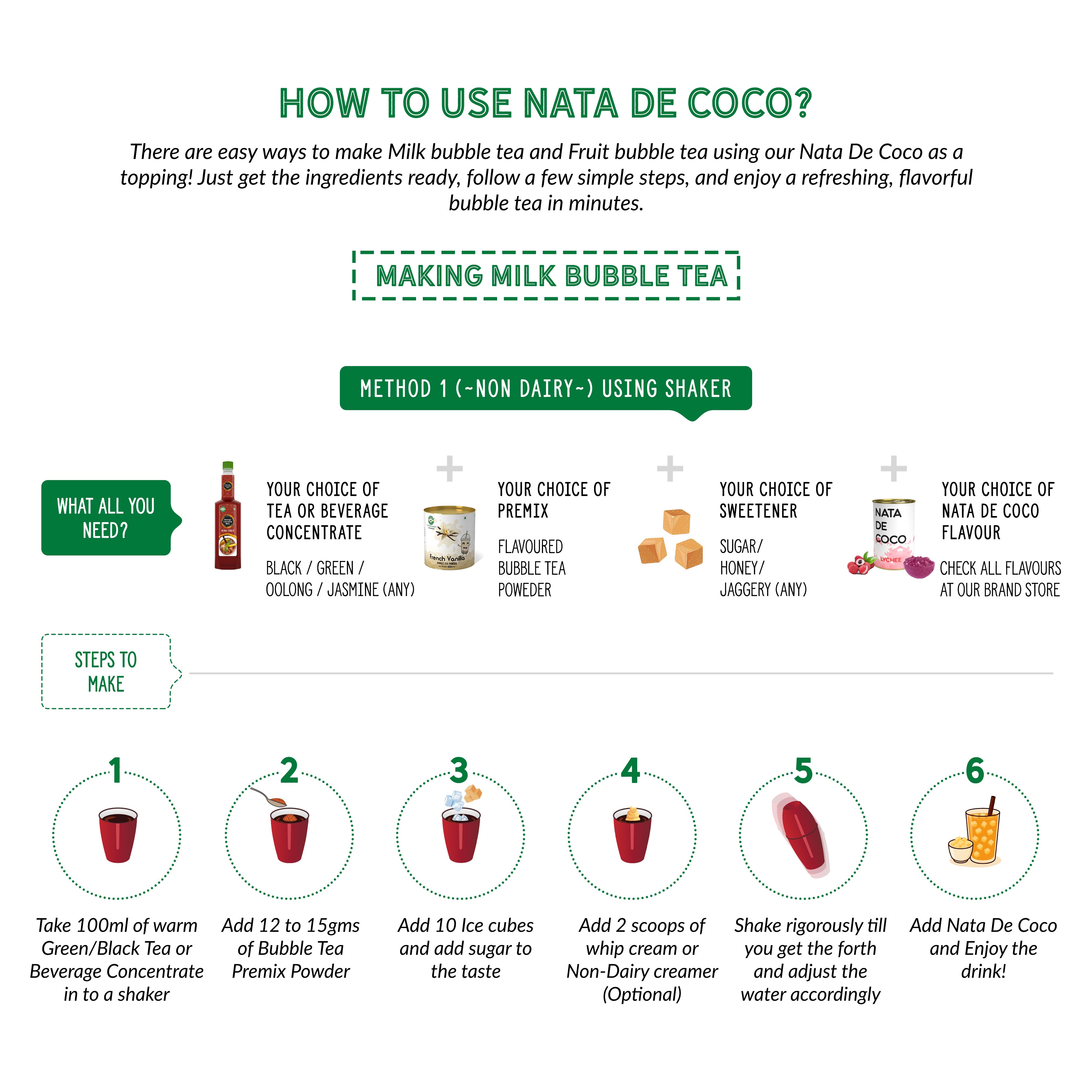 Peach Nata De Coco - 400 gms