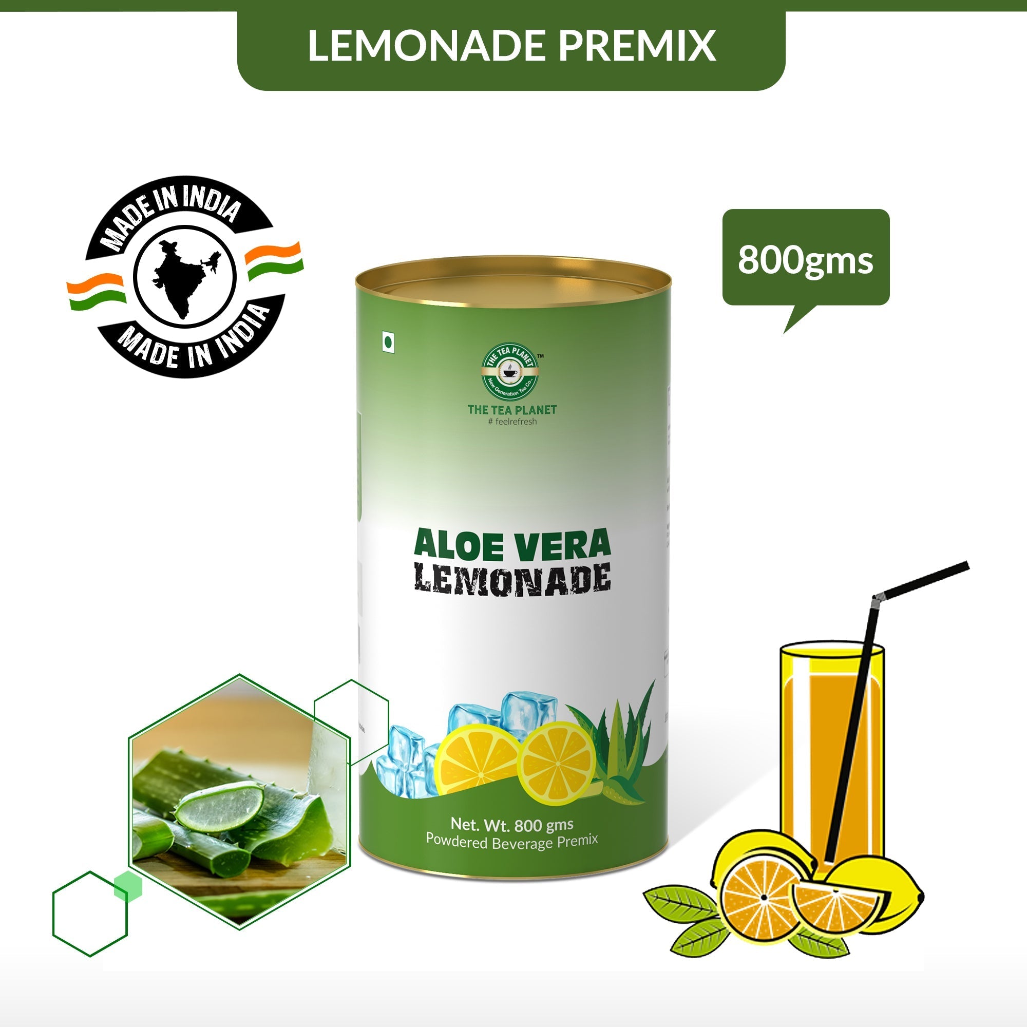 Aloe Vera Lemonade Premix - 800 gms