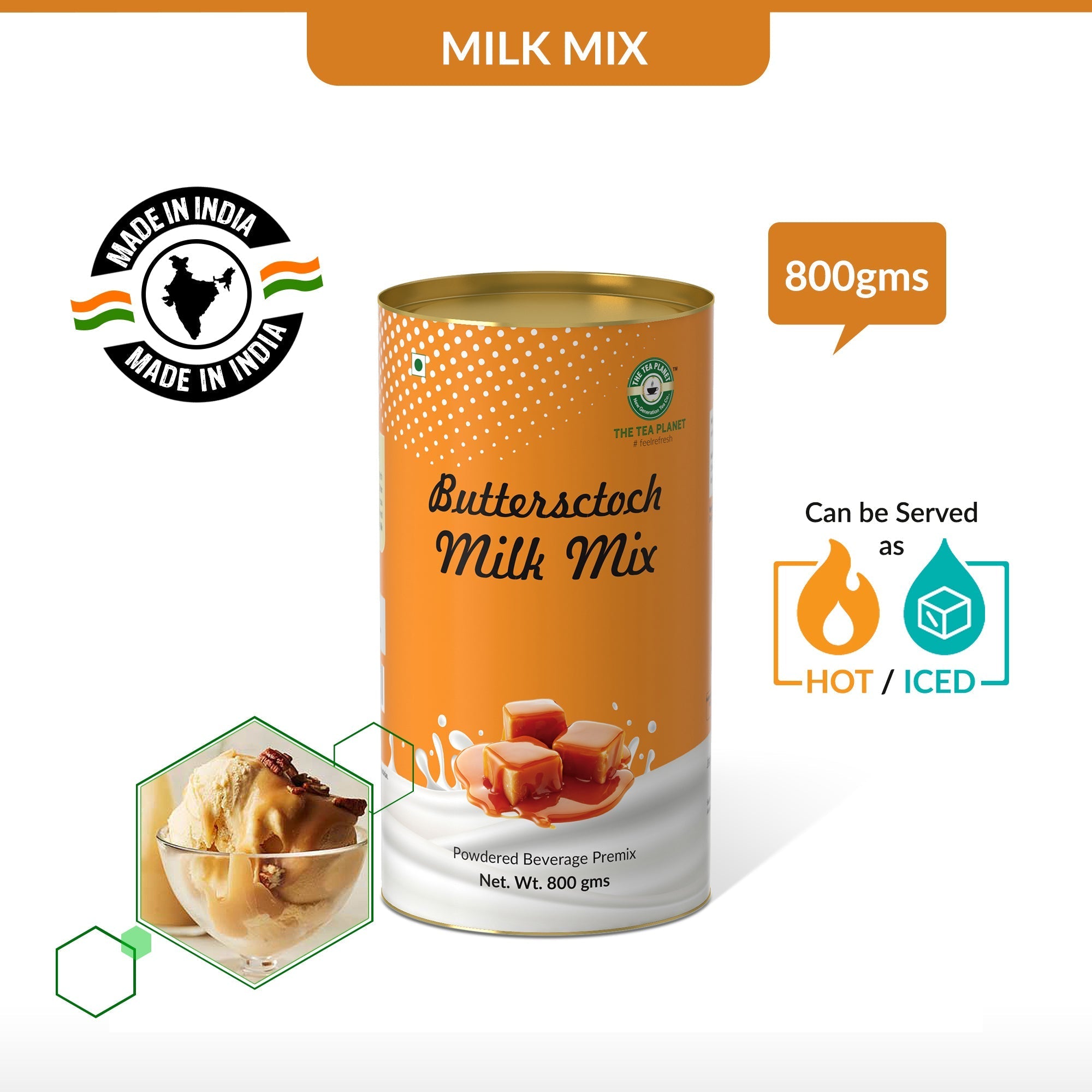 Buttersctoch Flavor Milk Mix - 800 gms