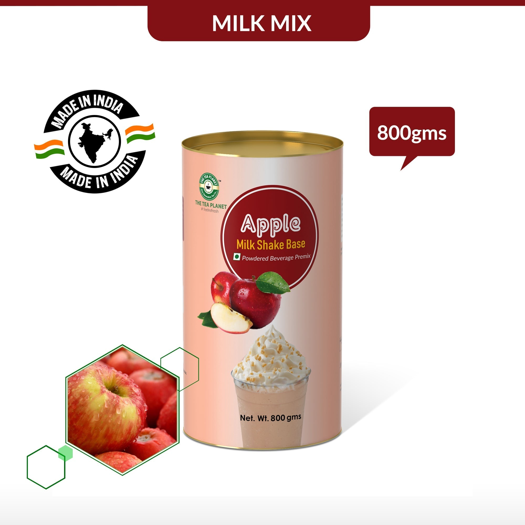 Apple Milkshake Mix - 800 gms