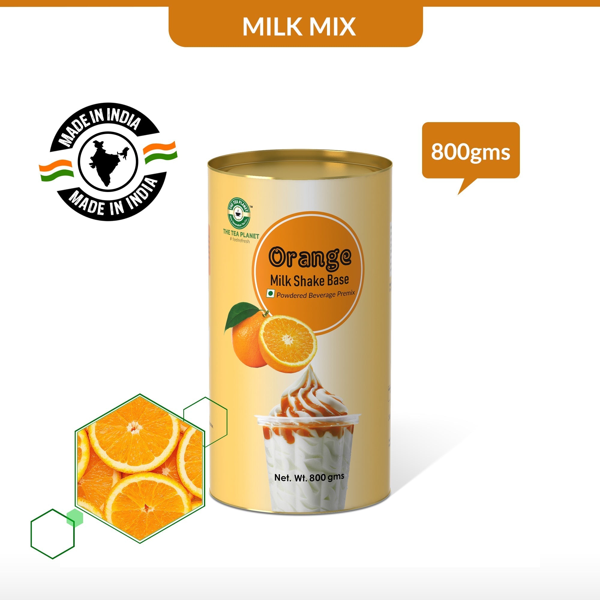 Orange Milkshake Mix - 800 gms
