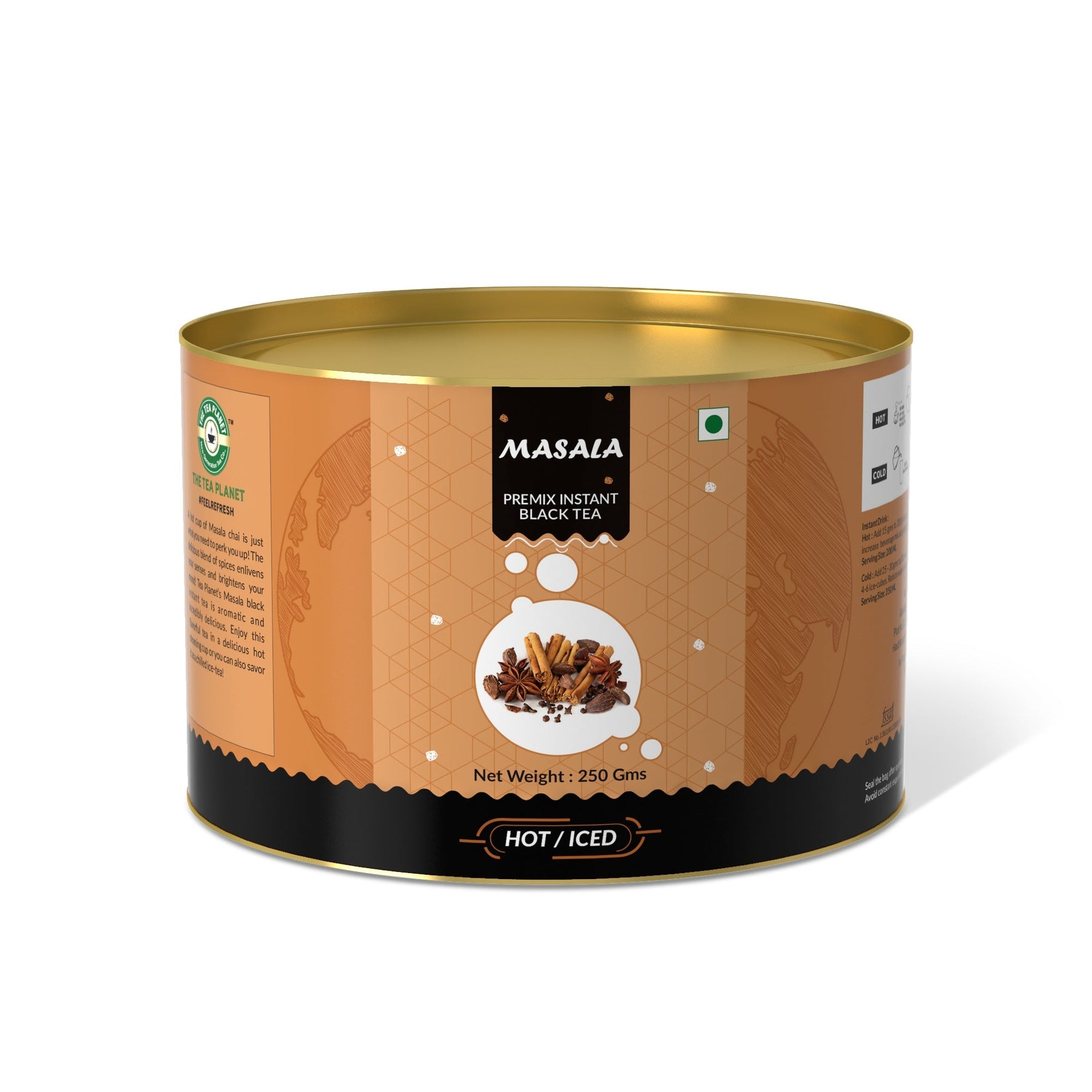 Masala Flavored Instant Black Tea - 400 gms