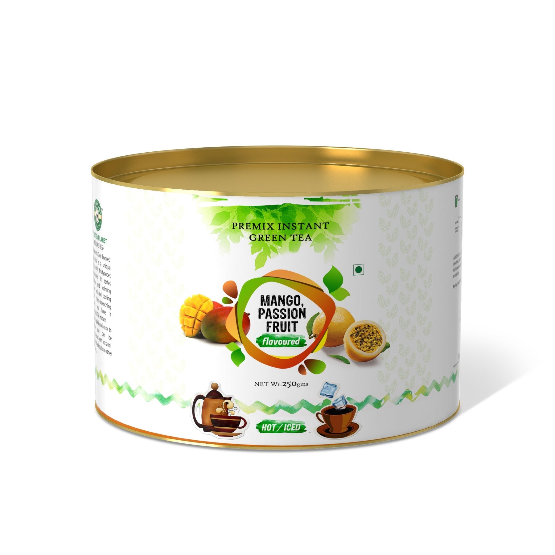 Mango Passion Fruit Flavored Instant Green Tea - 400 gms