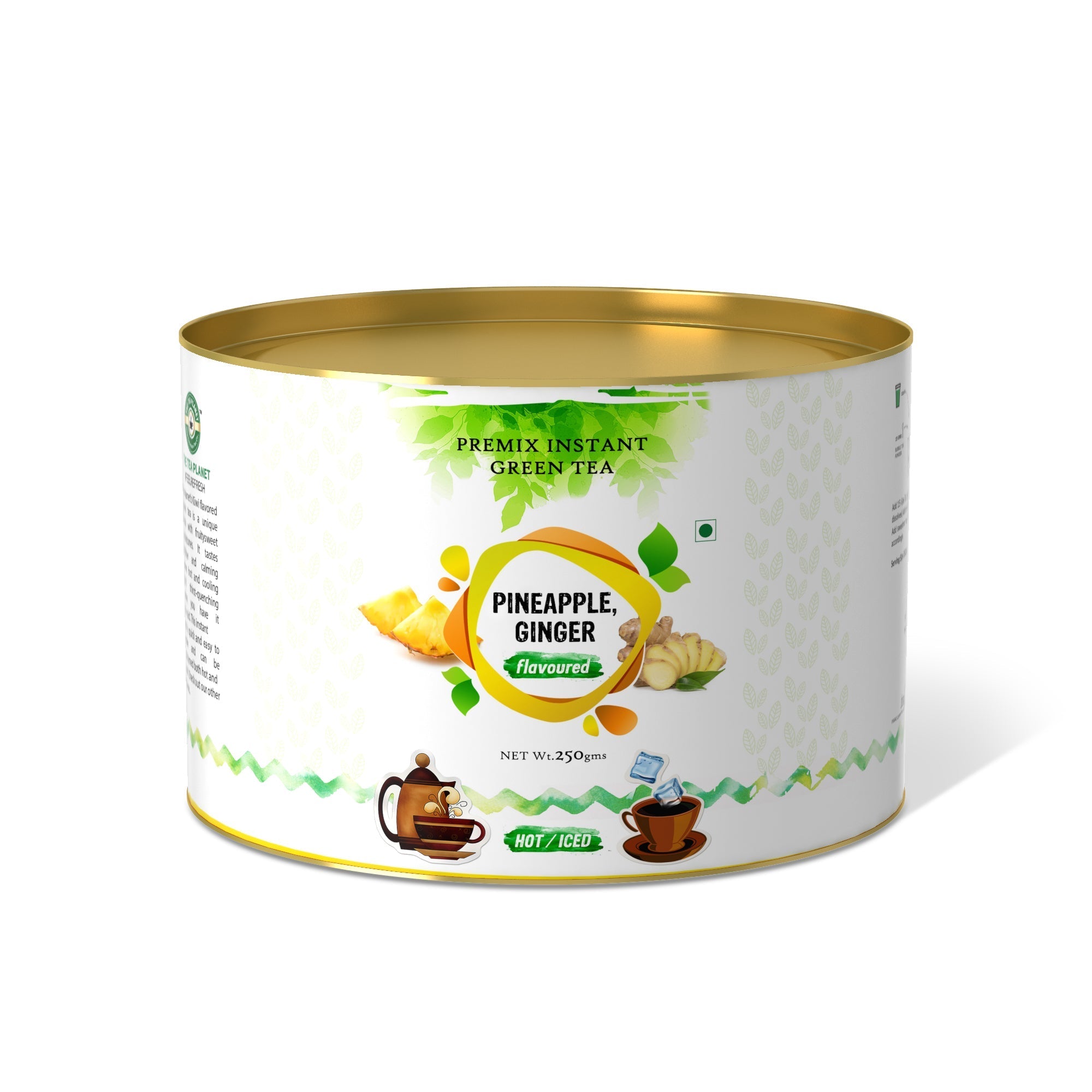 Pineapple Ginger Flavored Instant Green Tea