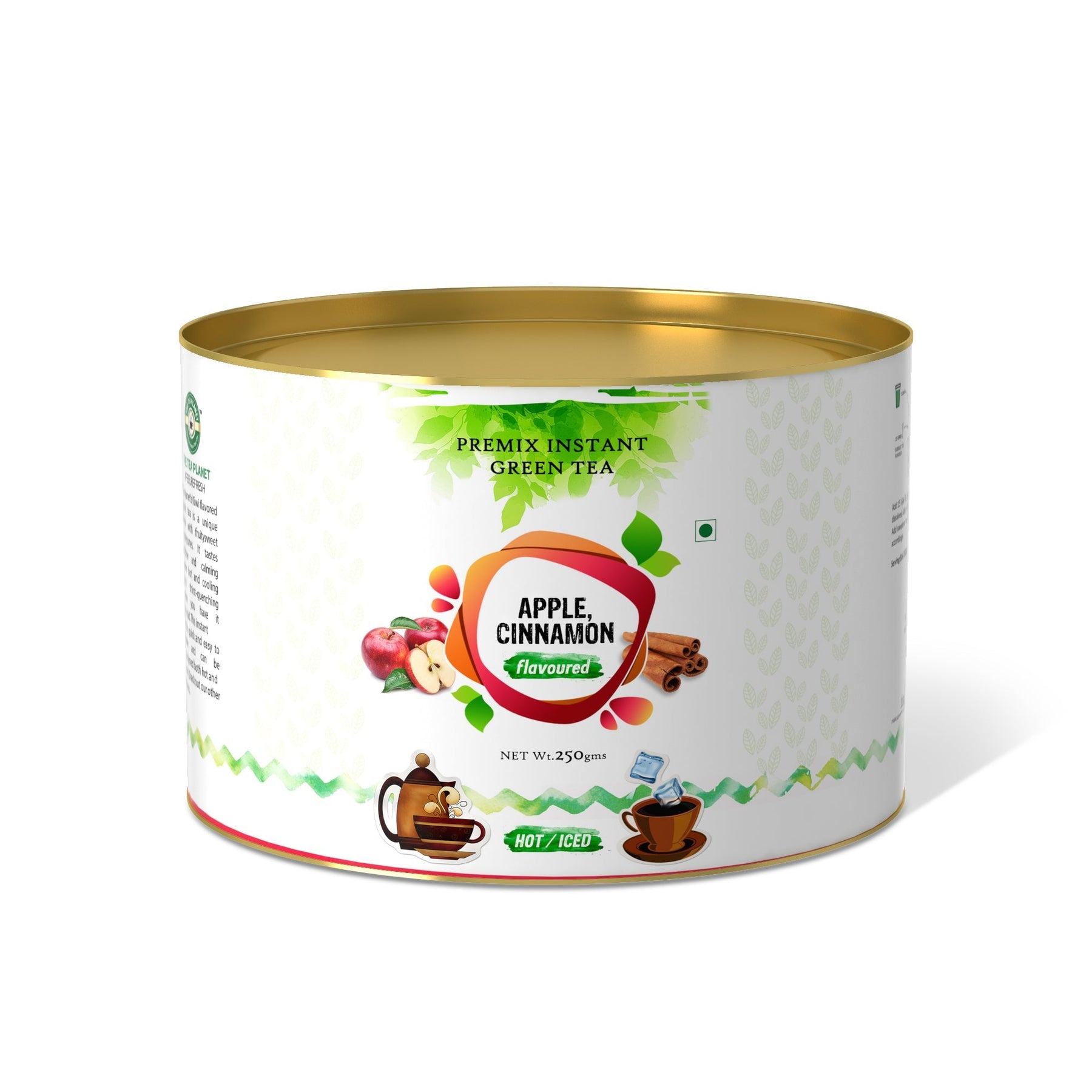 Apple Cinnamon Flavored Instant Green Tea - 400 gms