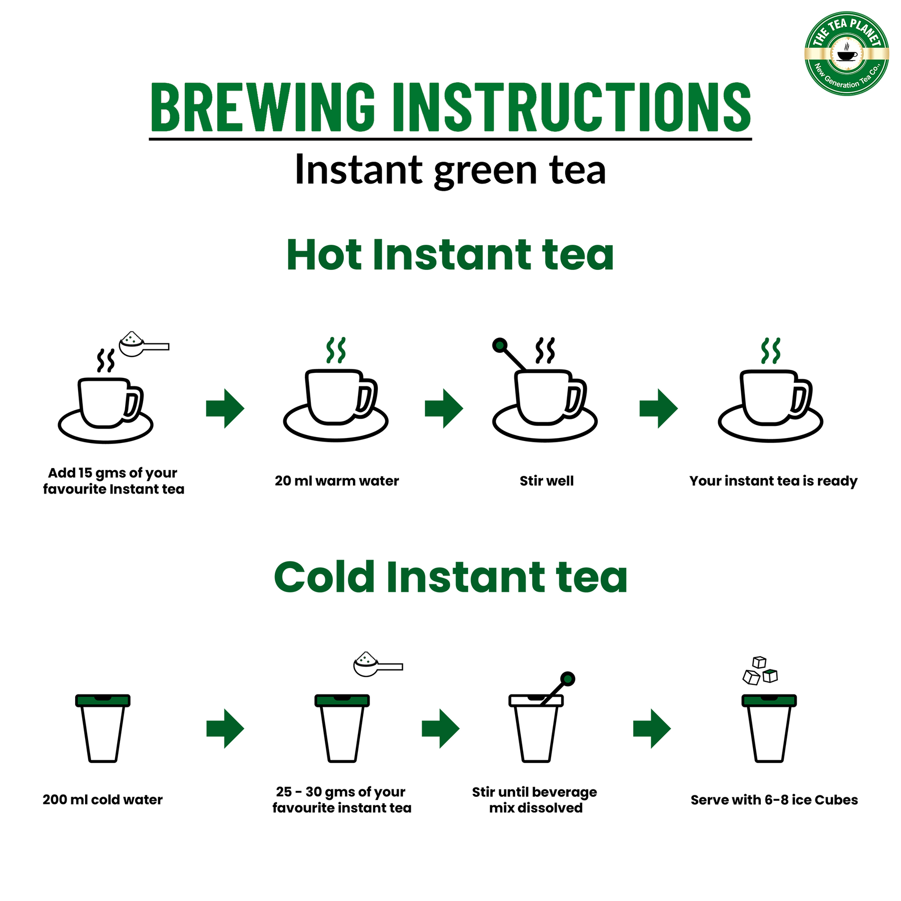 Bubblegum Flavored Instant Green Tea - 800 gms