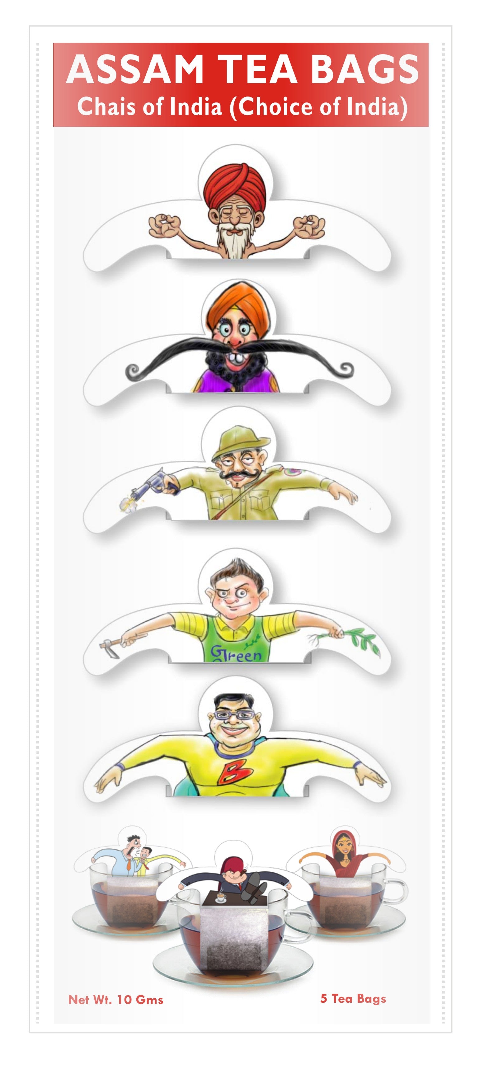 Chais of India (Choice of India) - 5 teabags