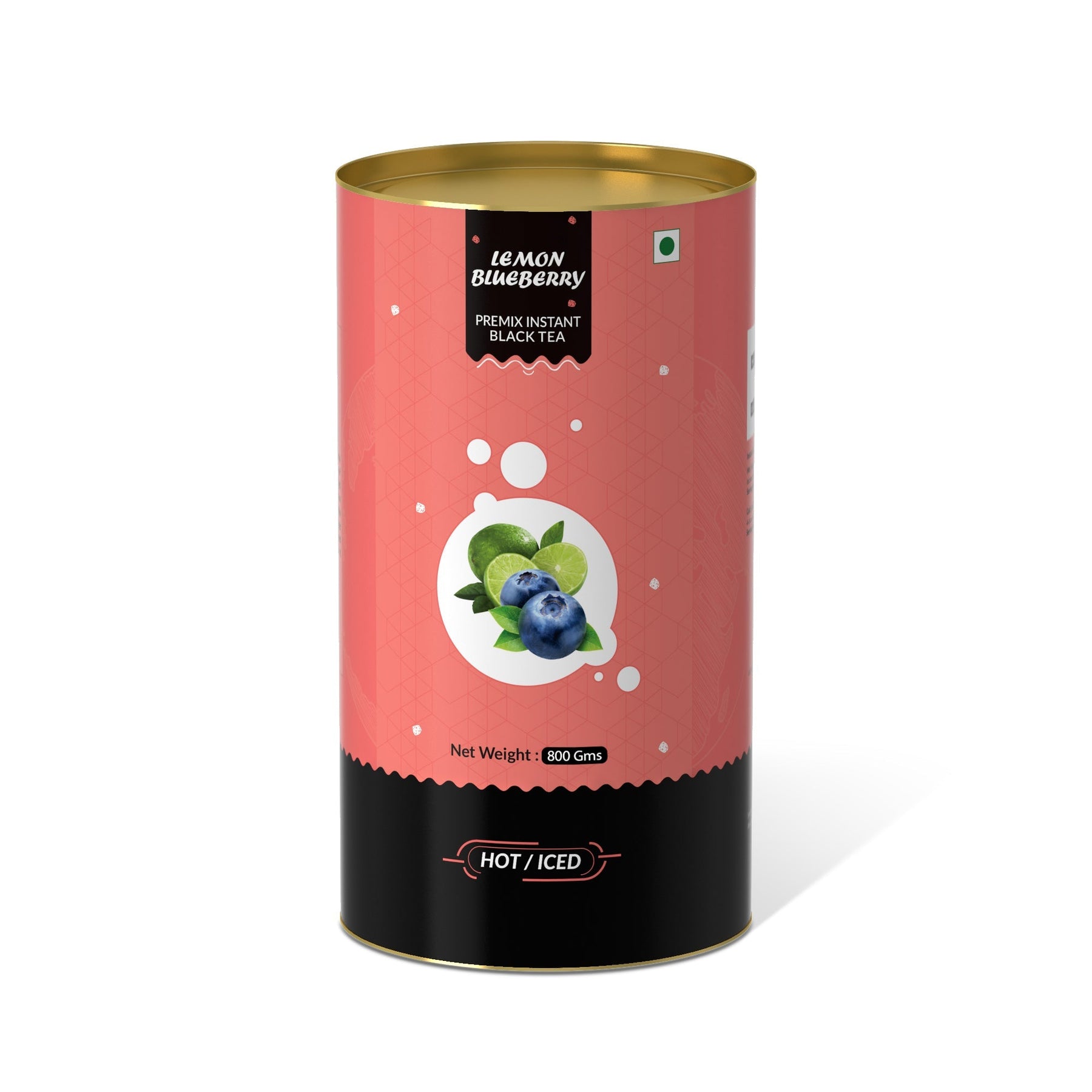Lemon Blueberry Flavored Instant Black Tea - 400 gms