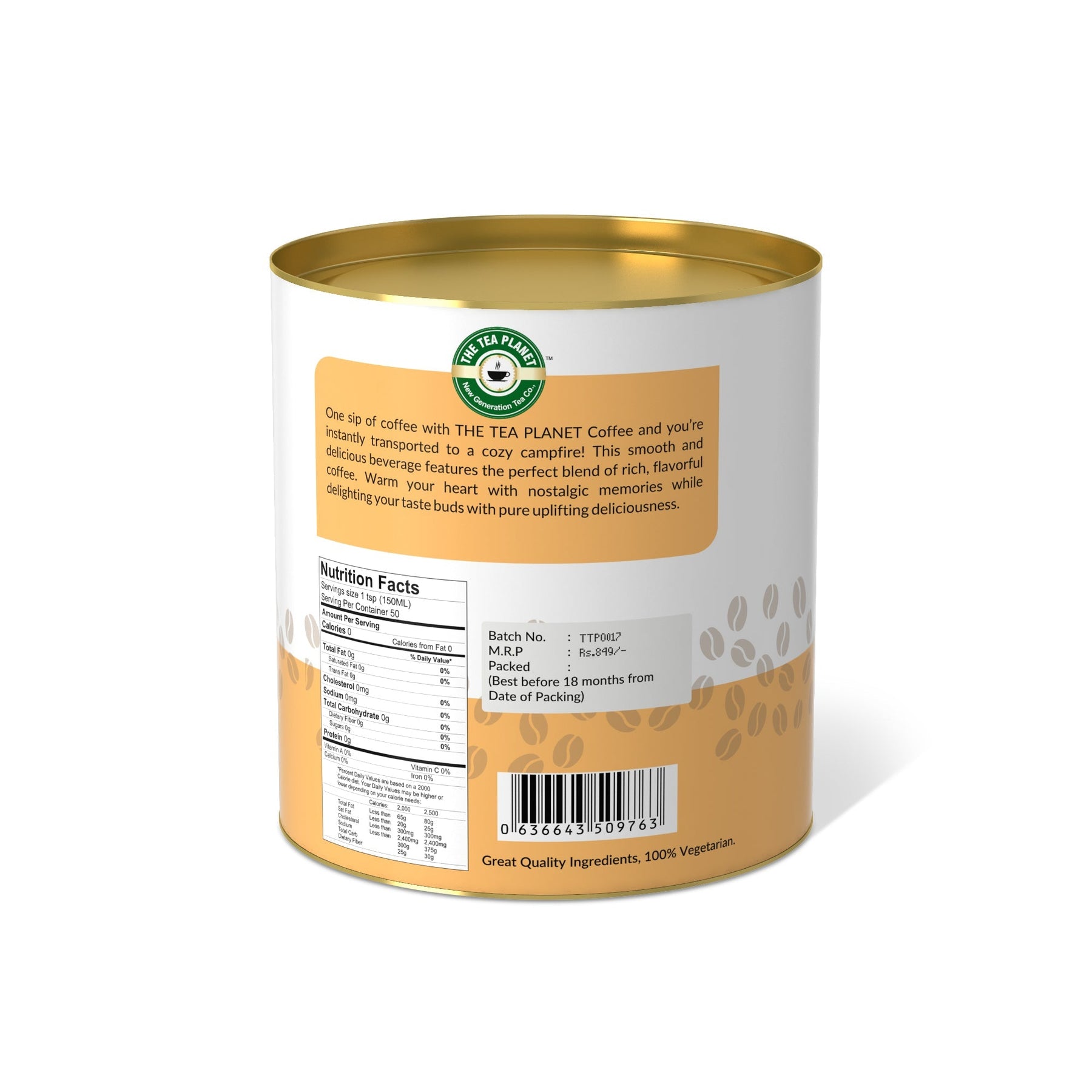 Almond Instant Coffee Premix (2 in 1) - 400 gms