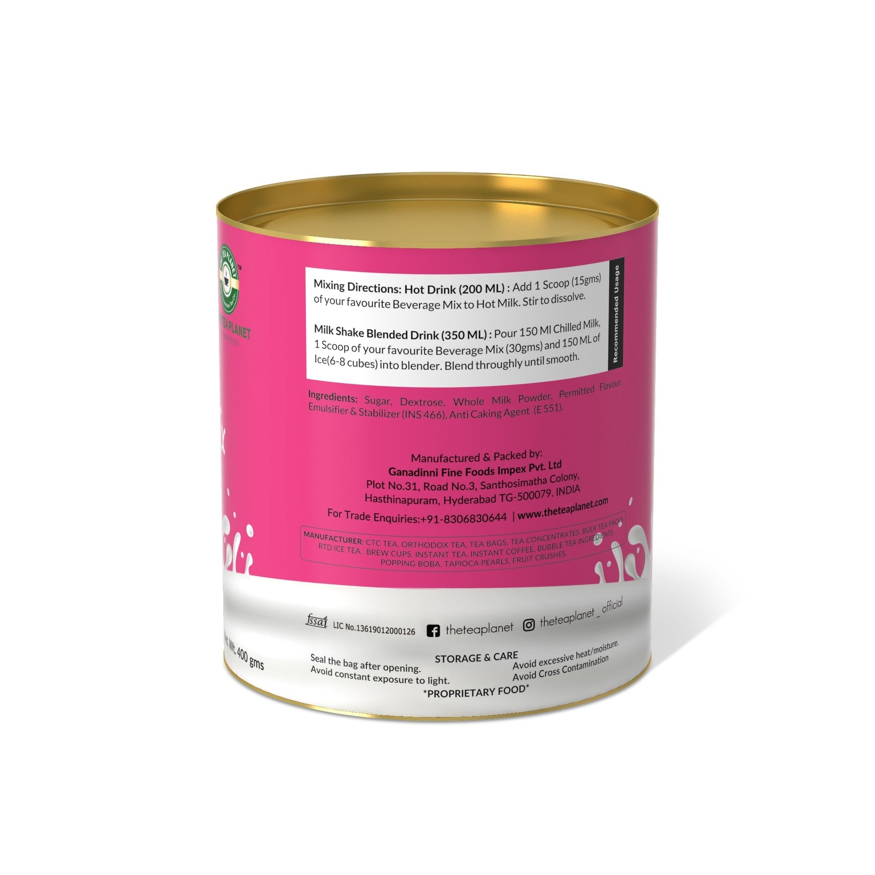 Rose Flavor Milk Mix - 800 gms