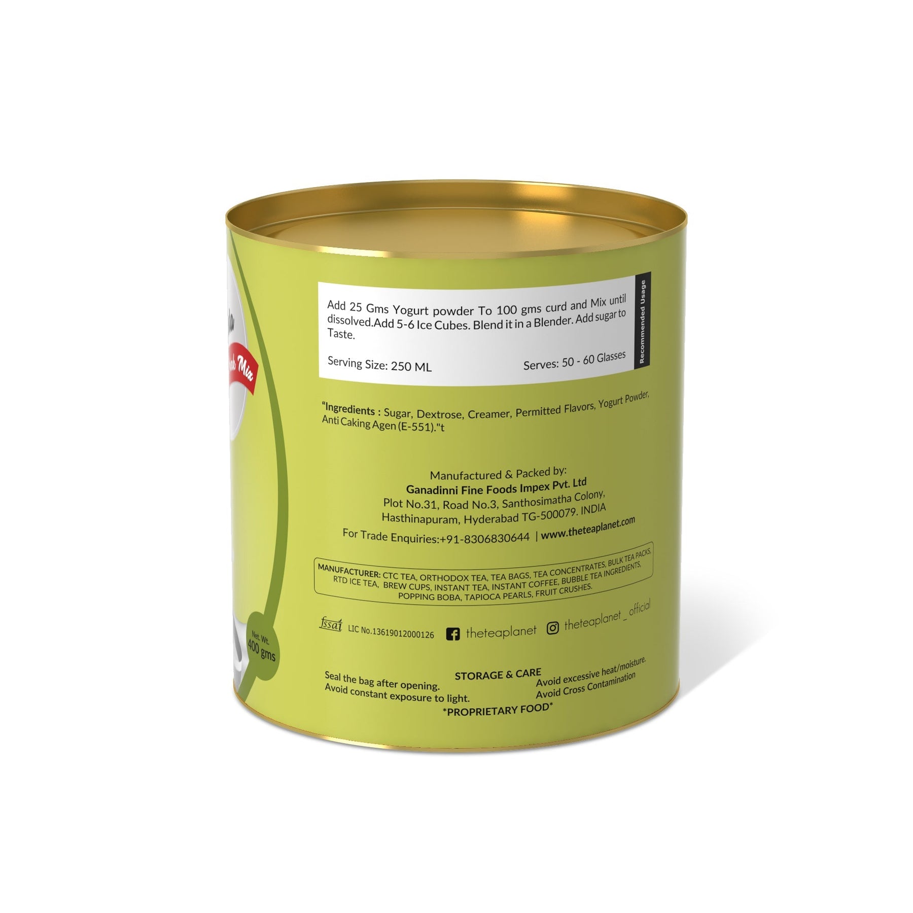 Pista Flavored Lassi Mix - 800 gms