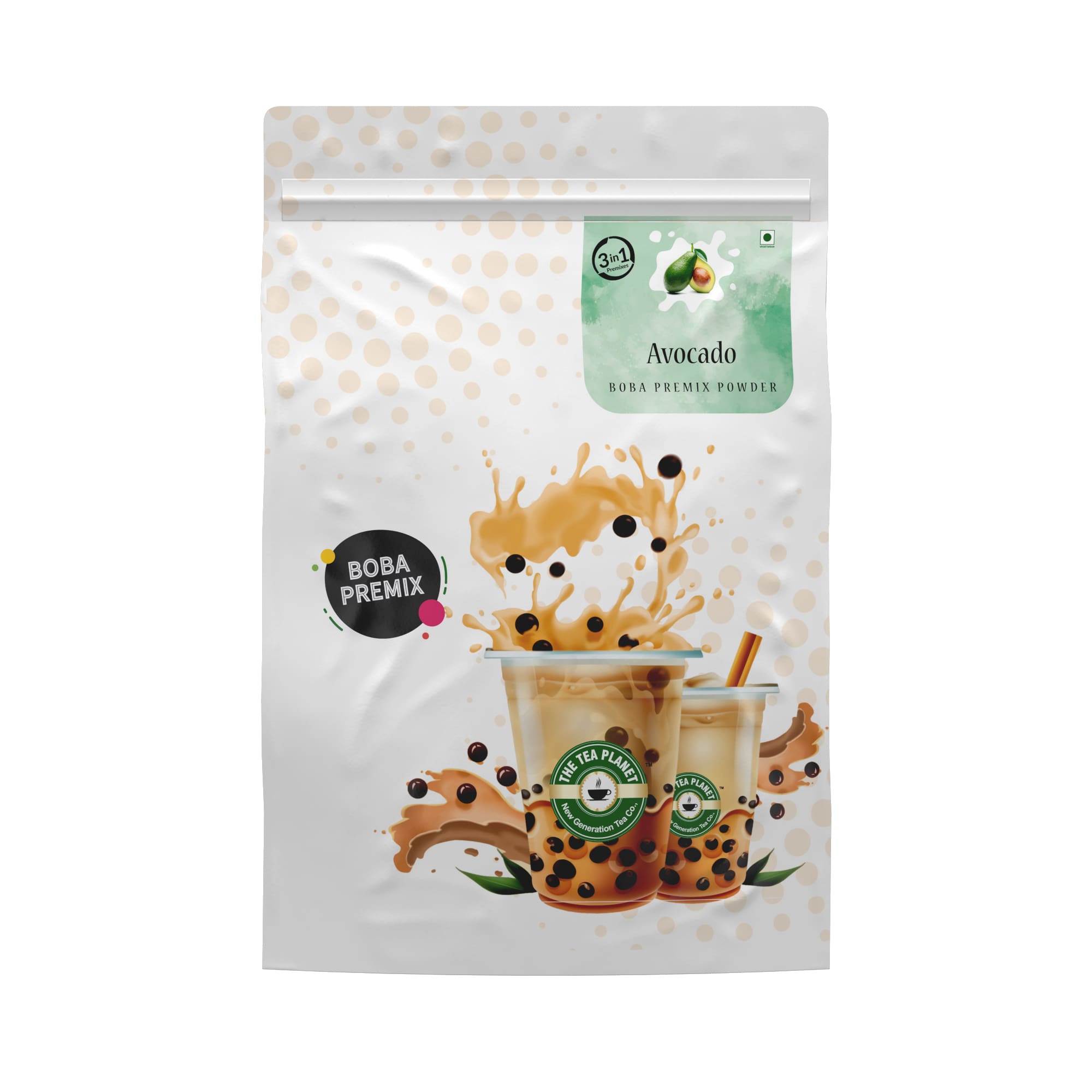 Avocado Bubble Tea Mix (3 in 1) - 1Kg