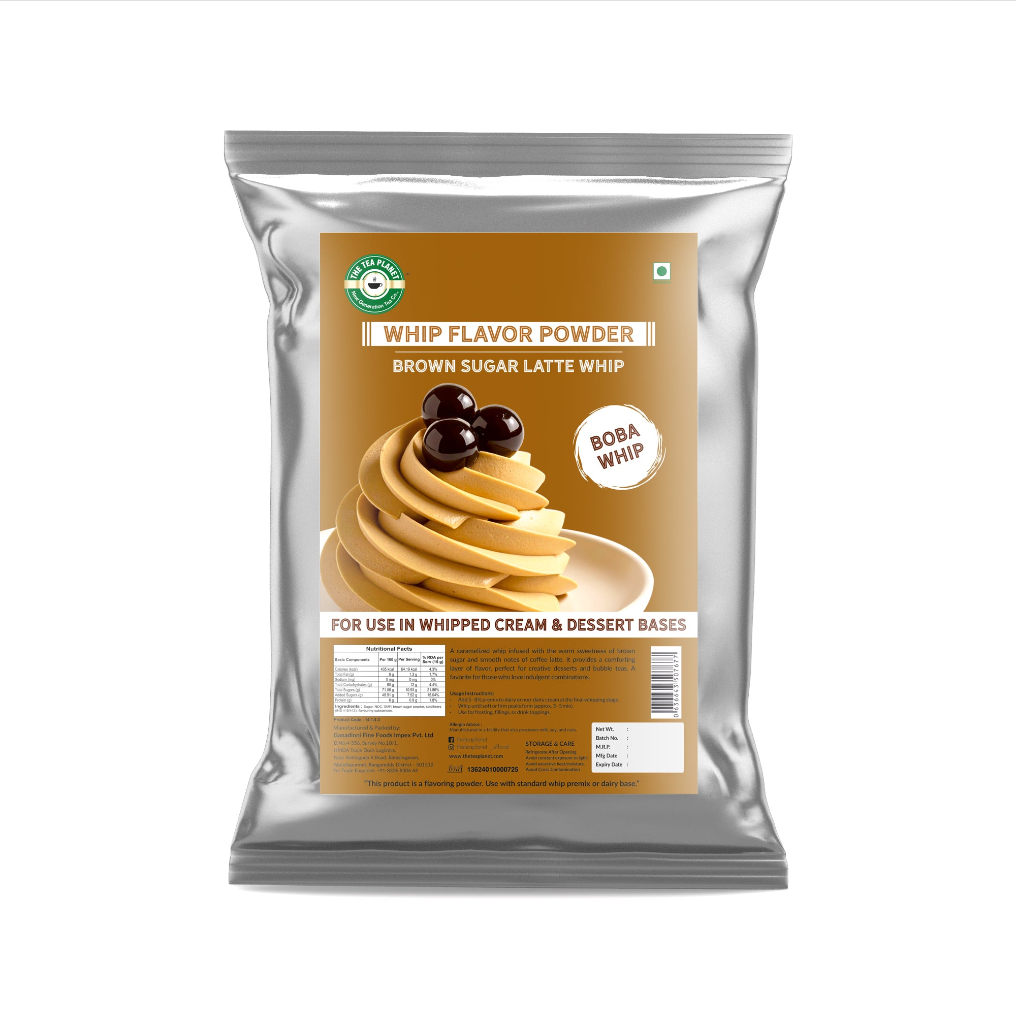 Brown Sugar Latte Whip – Whip Flavor Powder