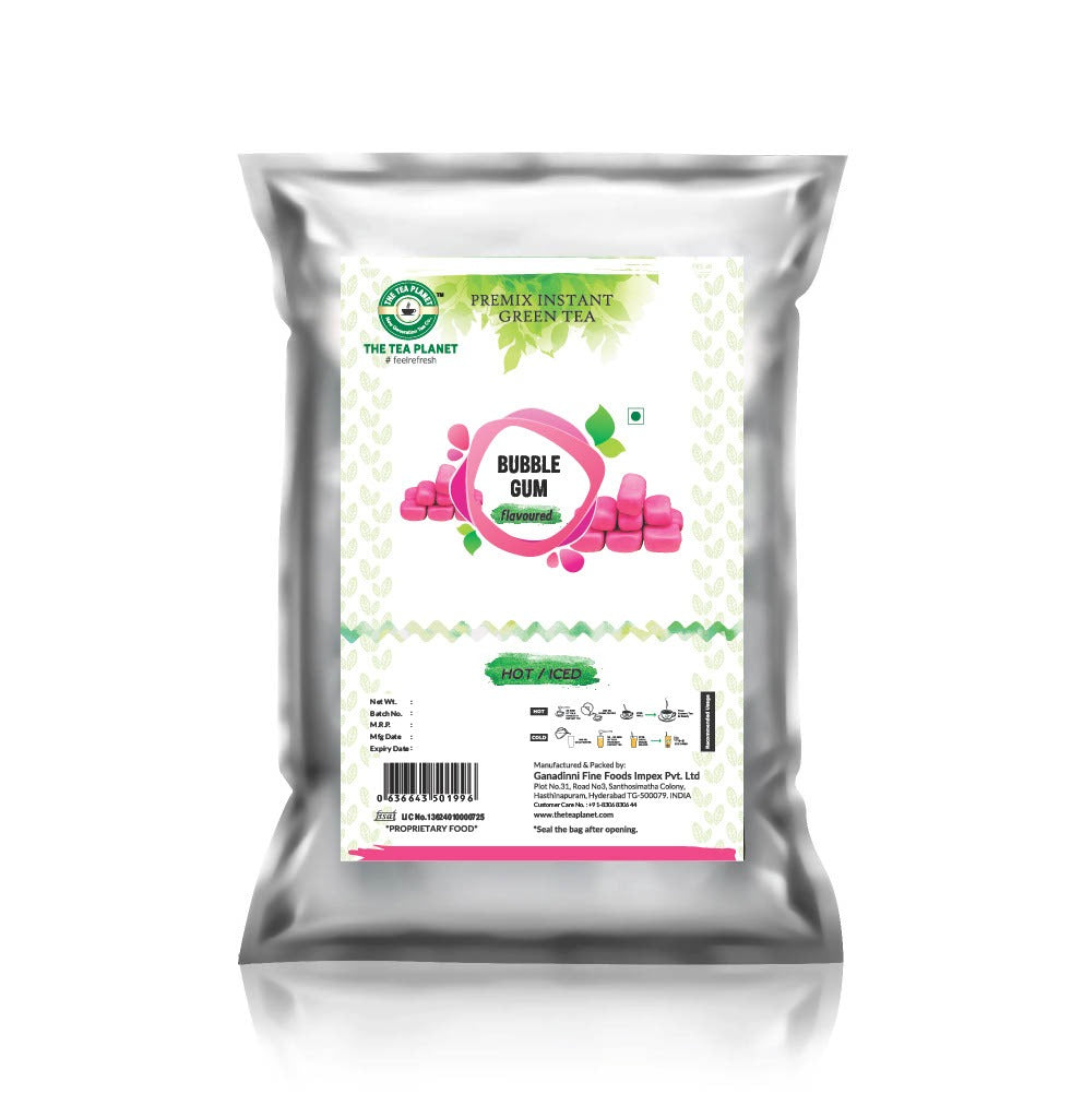 Bubblegum Flavored Instant Green Tea