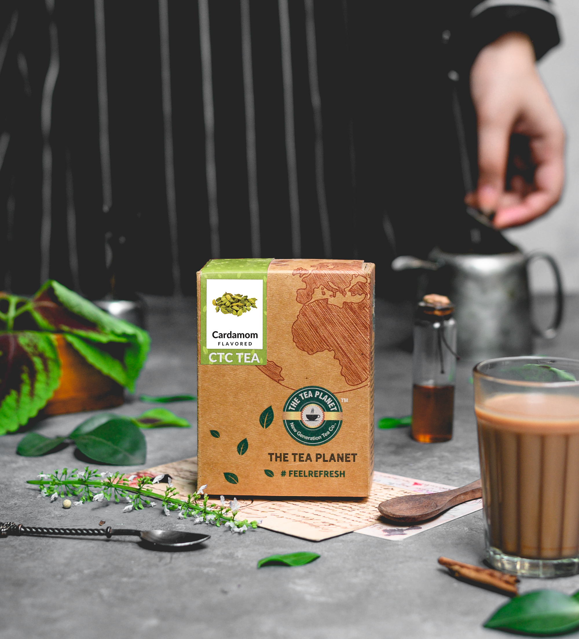 Cardamom Flavored CTC Tea