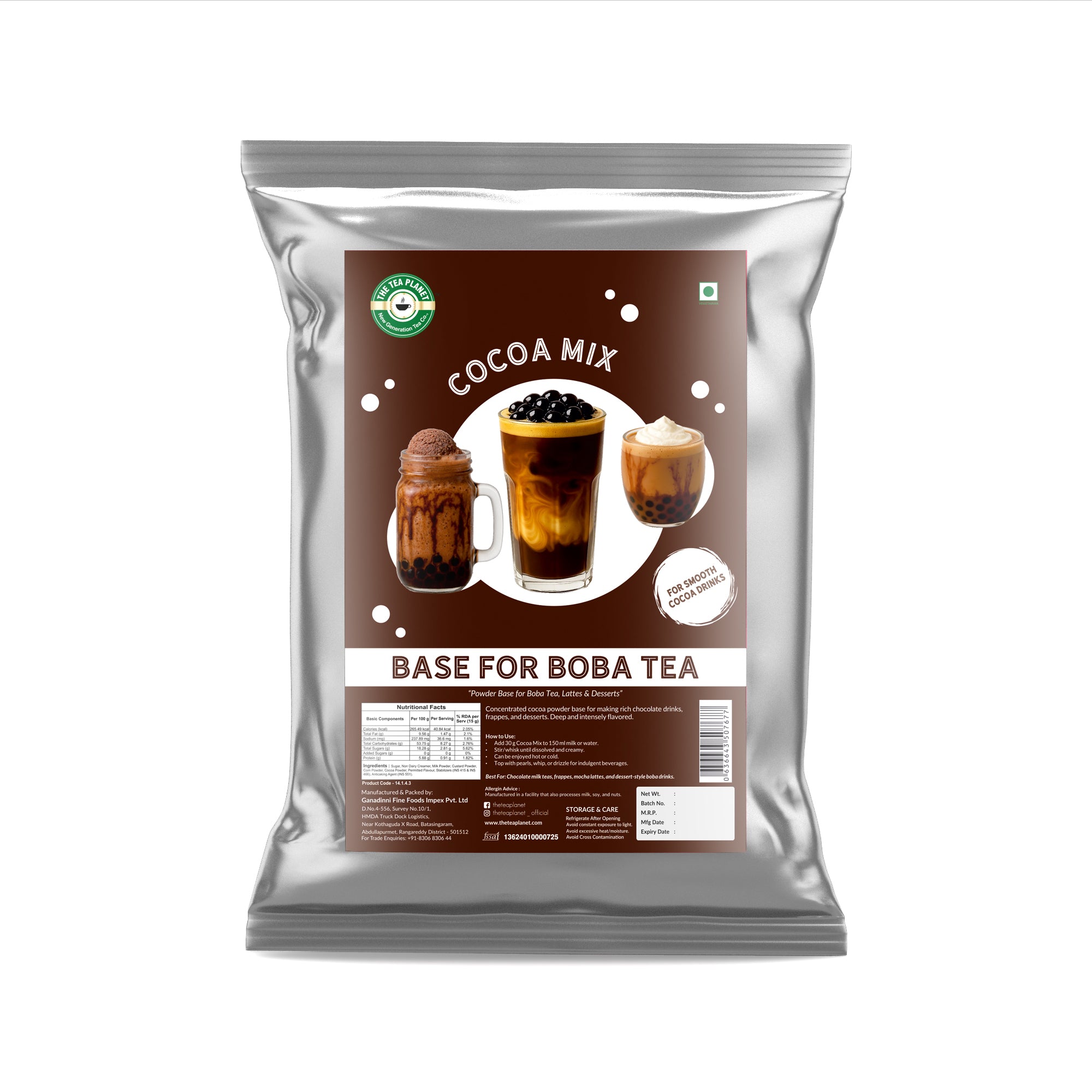 Cocoa Mix – Base for Boba Tea