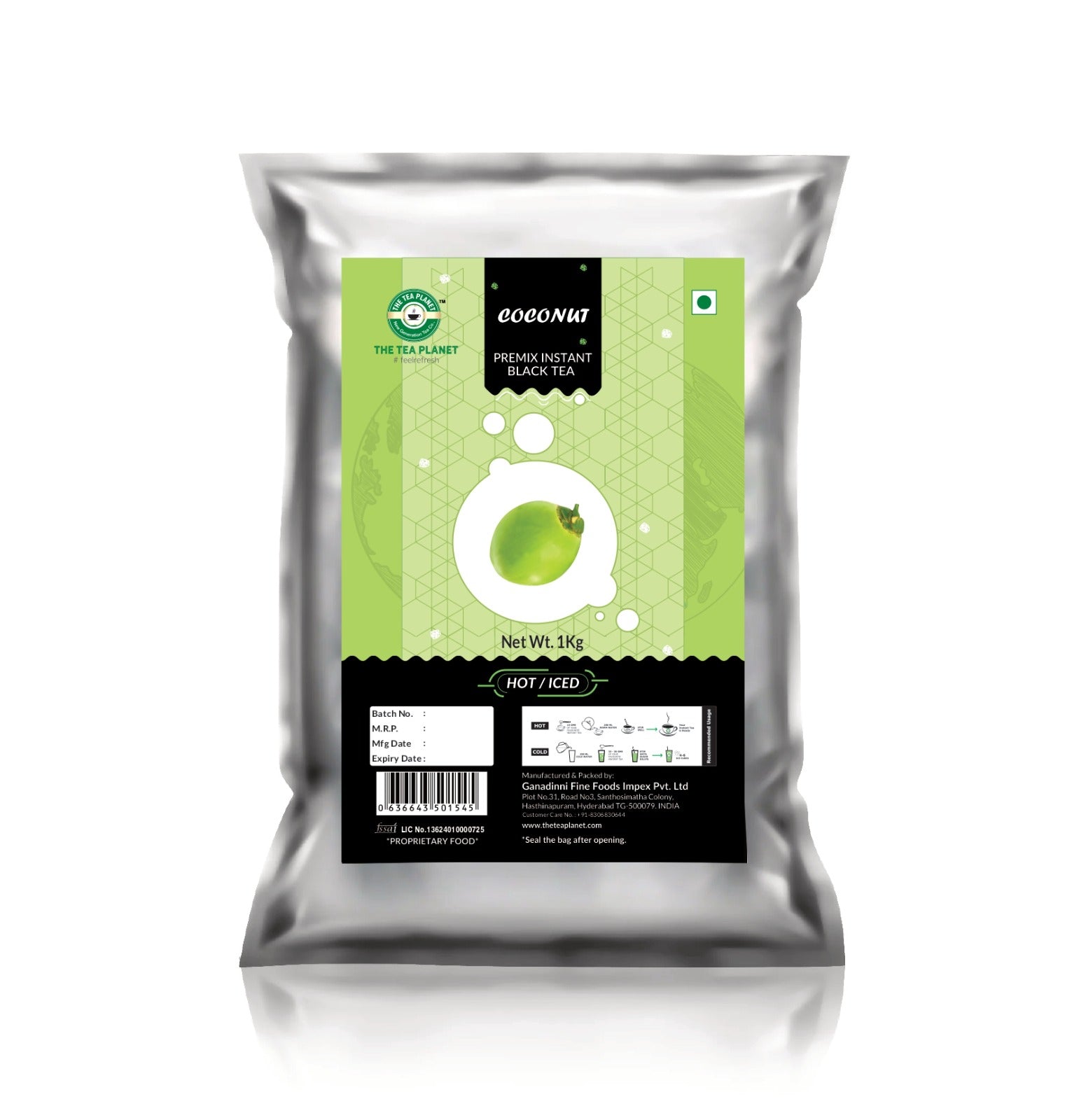 Coconut Flavored Instant Black Tea
