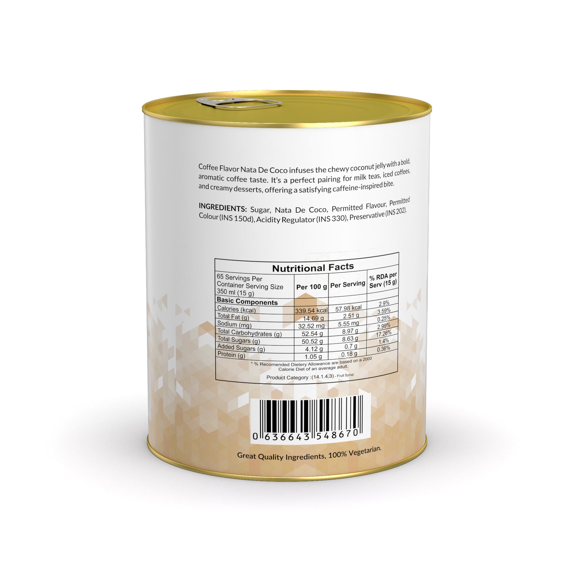 Coffee Nata De Coco - 1 Kg