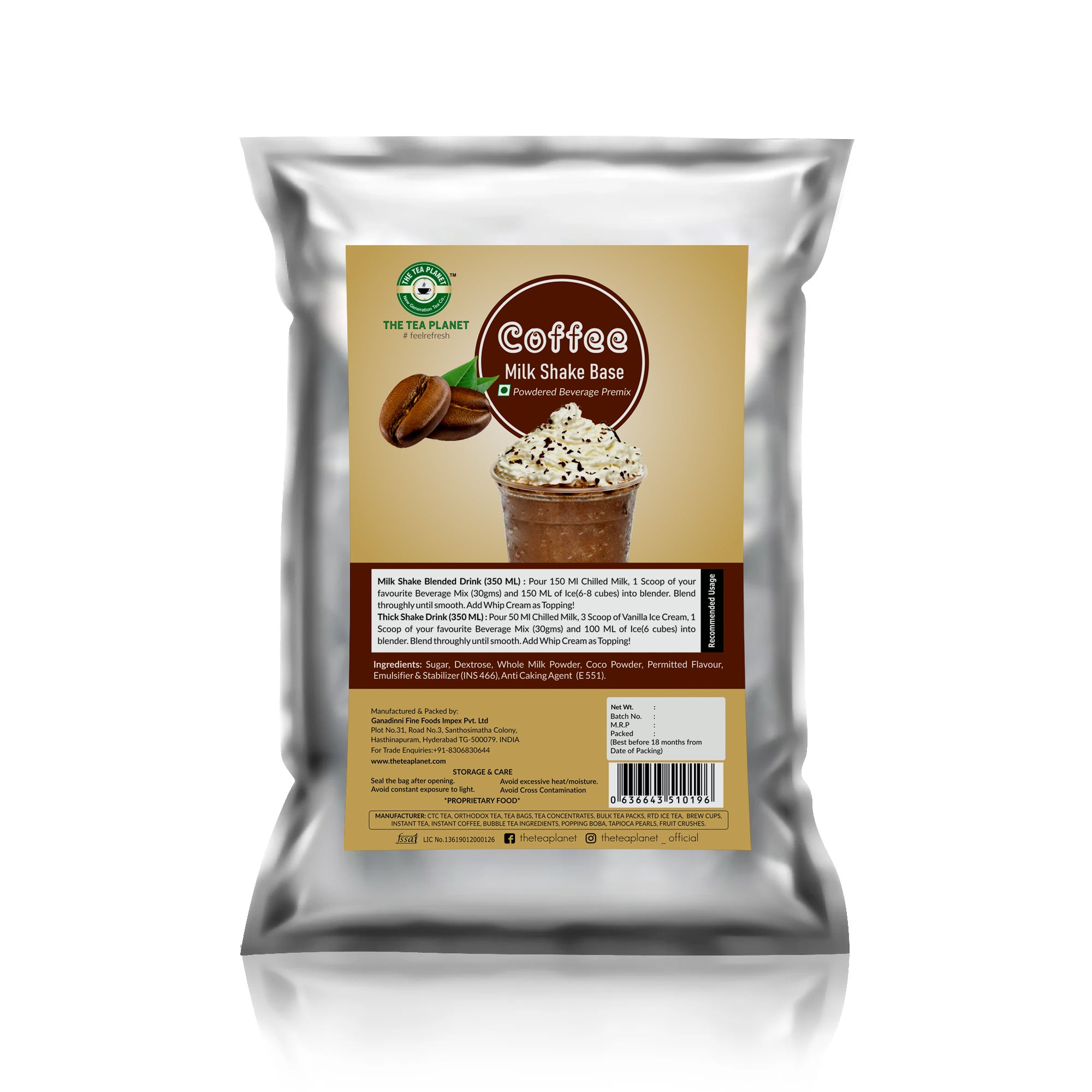 Coffee Milkshake Mix - 1kg