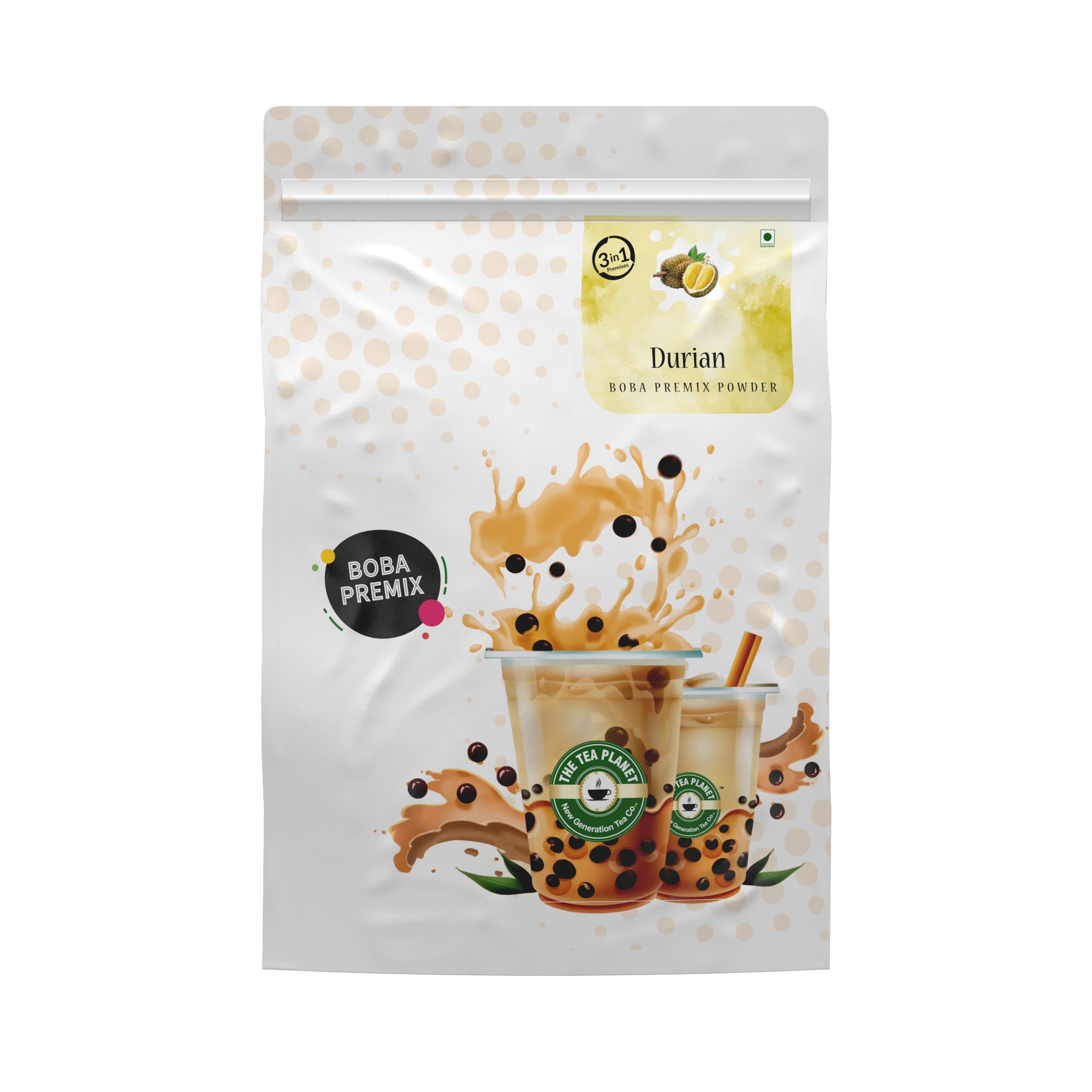 Durian Bubble Tea Premix (3 in 1) - 1Kg