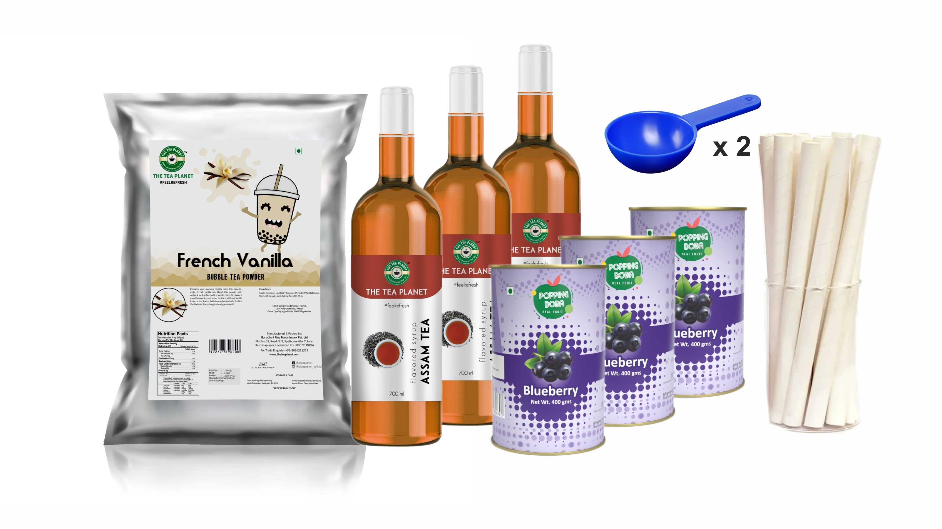 French Vanilla Exotic Milk Tea Starter Kit