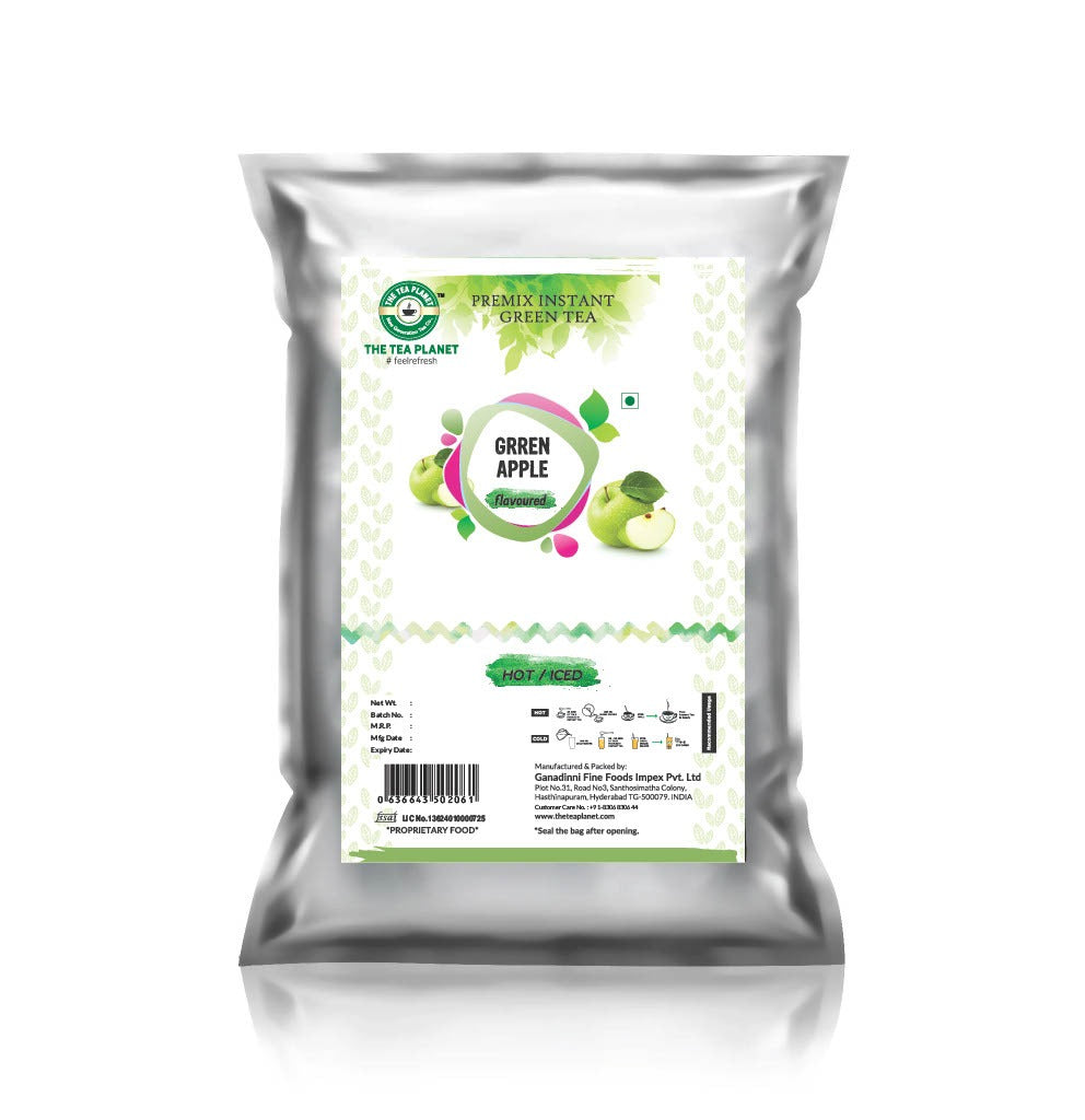 Green Apple Flavored Instant Green Tea