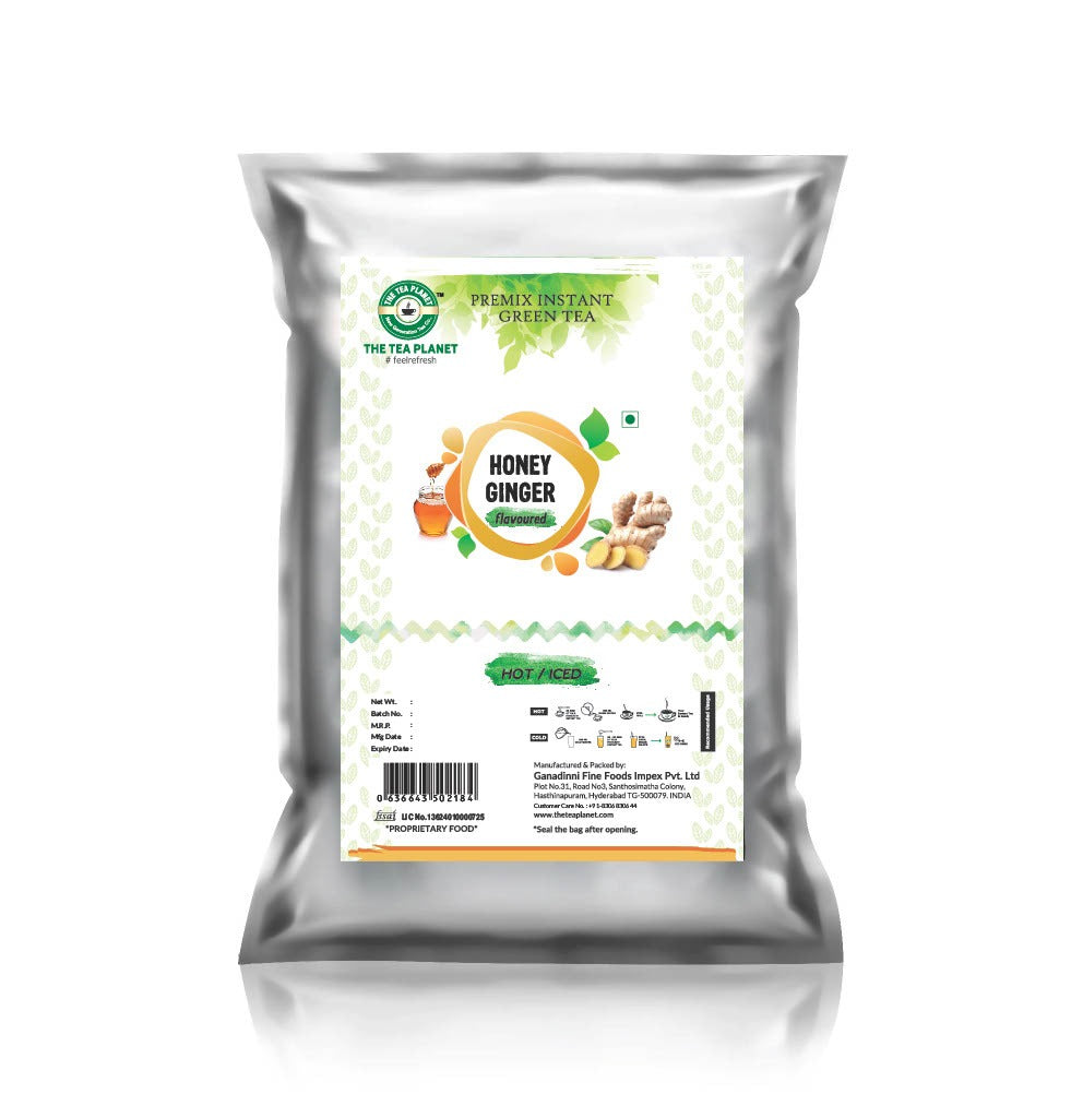 Honey Ginger Flavored Instant Green Tea