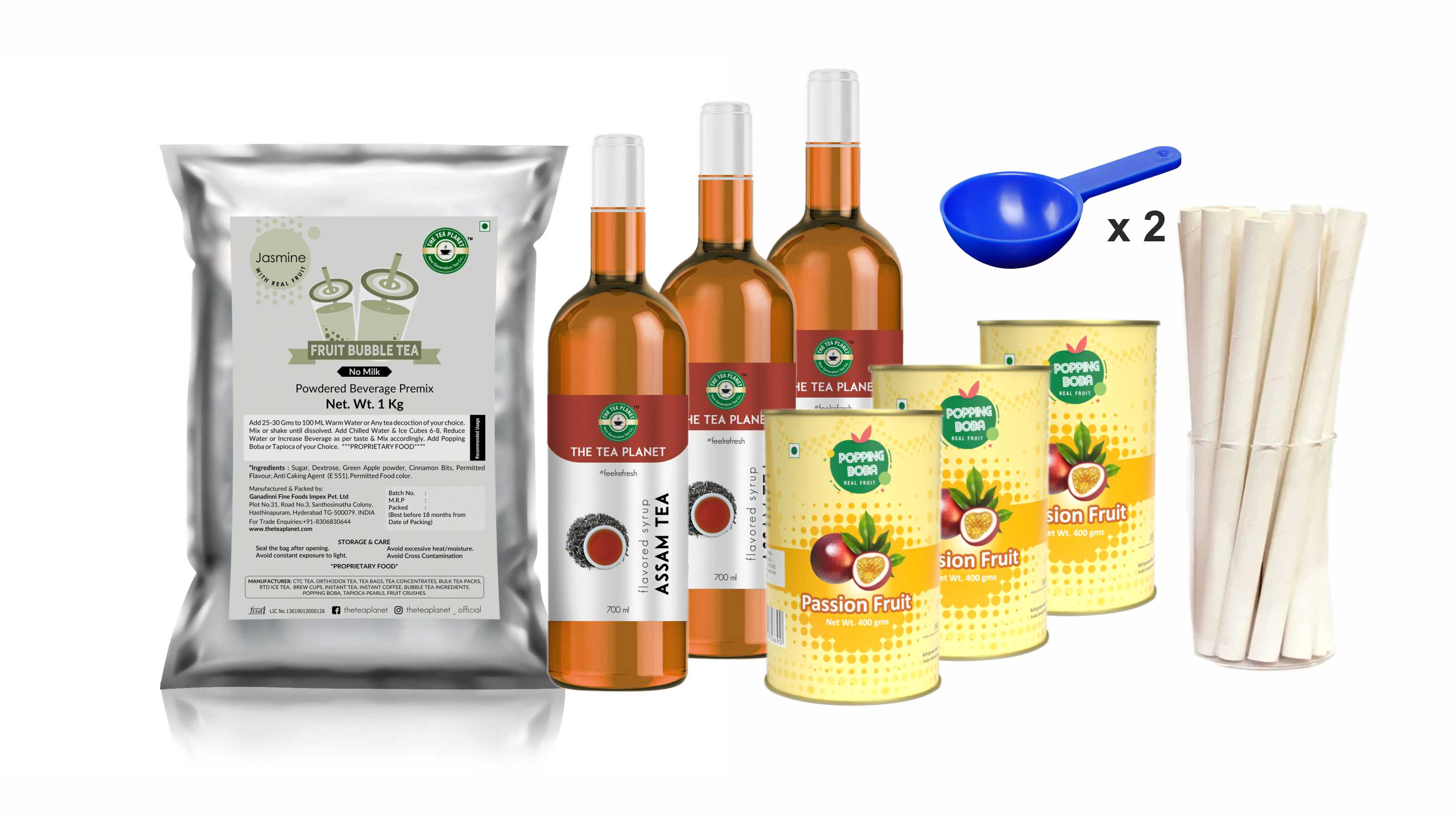 Ginger Jasmine Fruit Tea Starter Kit