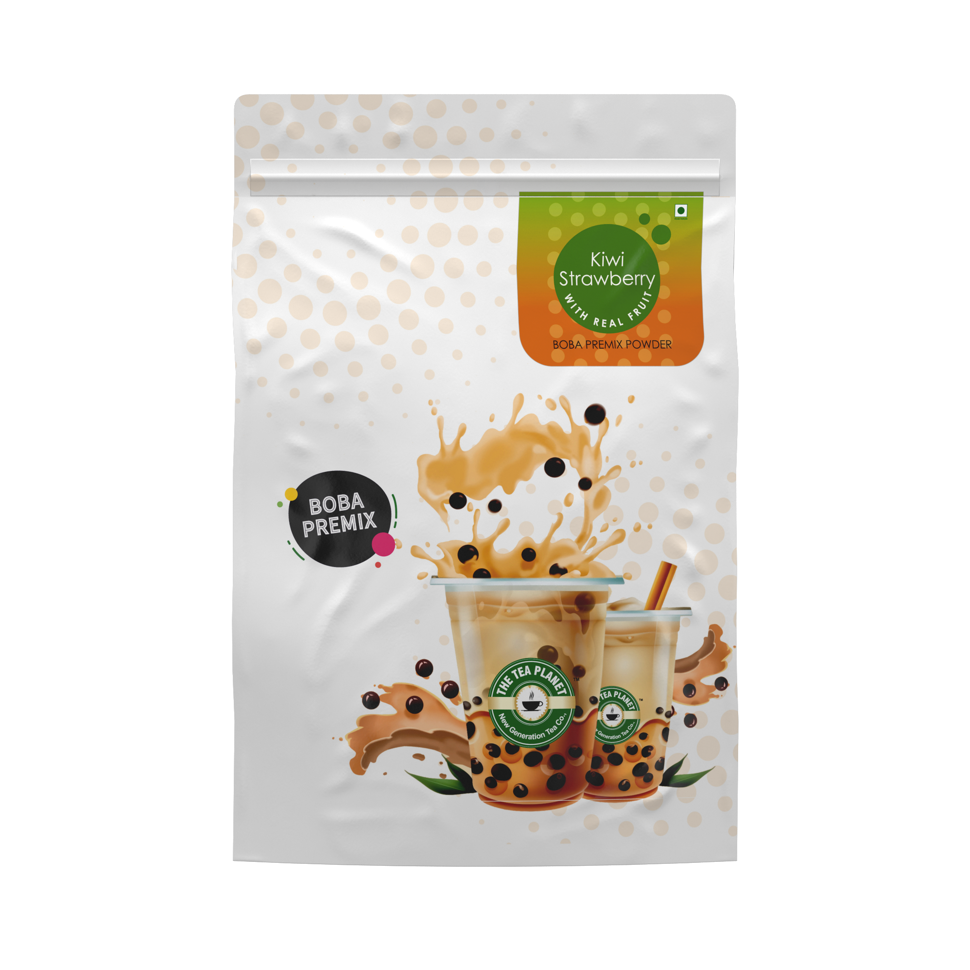 Kiwi Strawberry Fruit Bubble Tea Premix - 1 kg