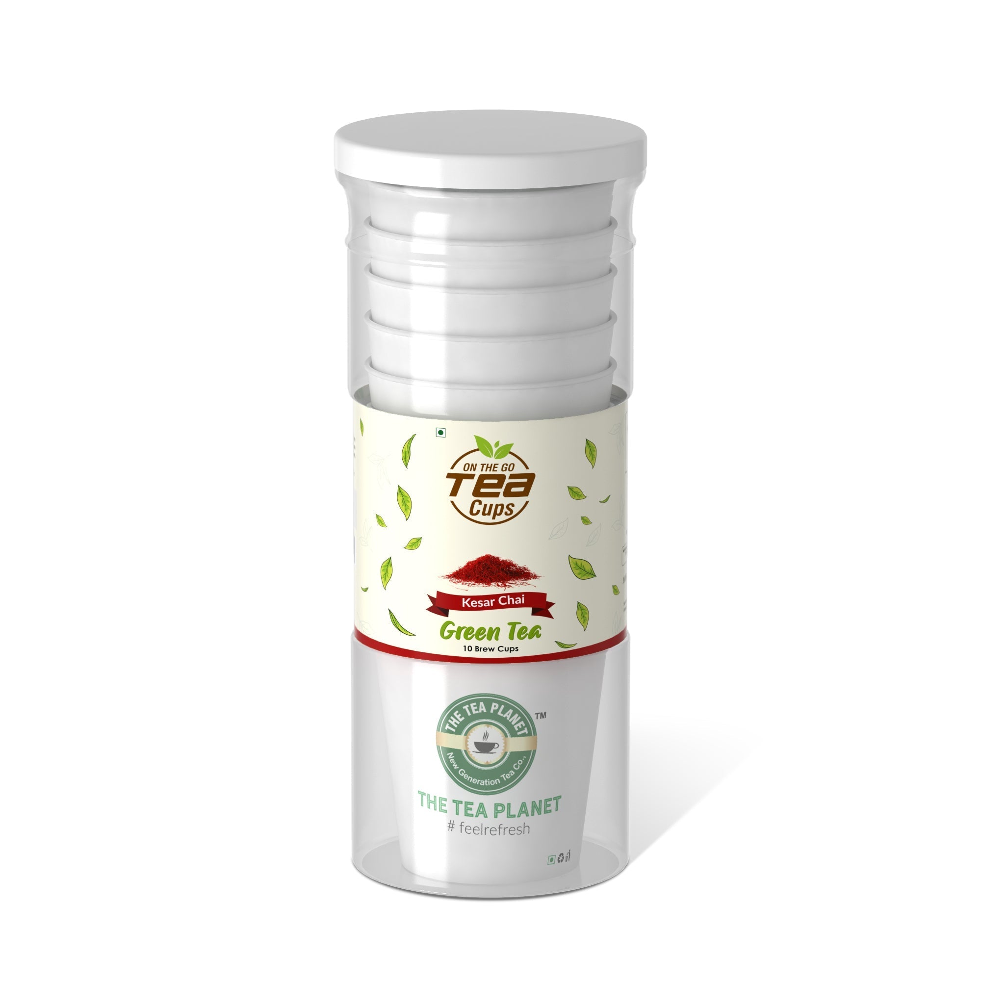 Kesar Instant Green Tea Brew Cup - 20 cups
