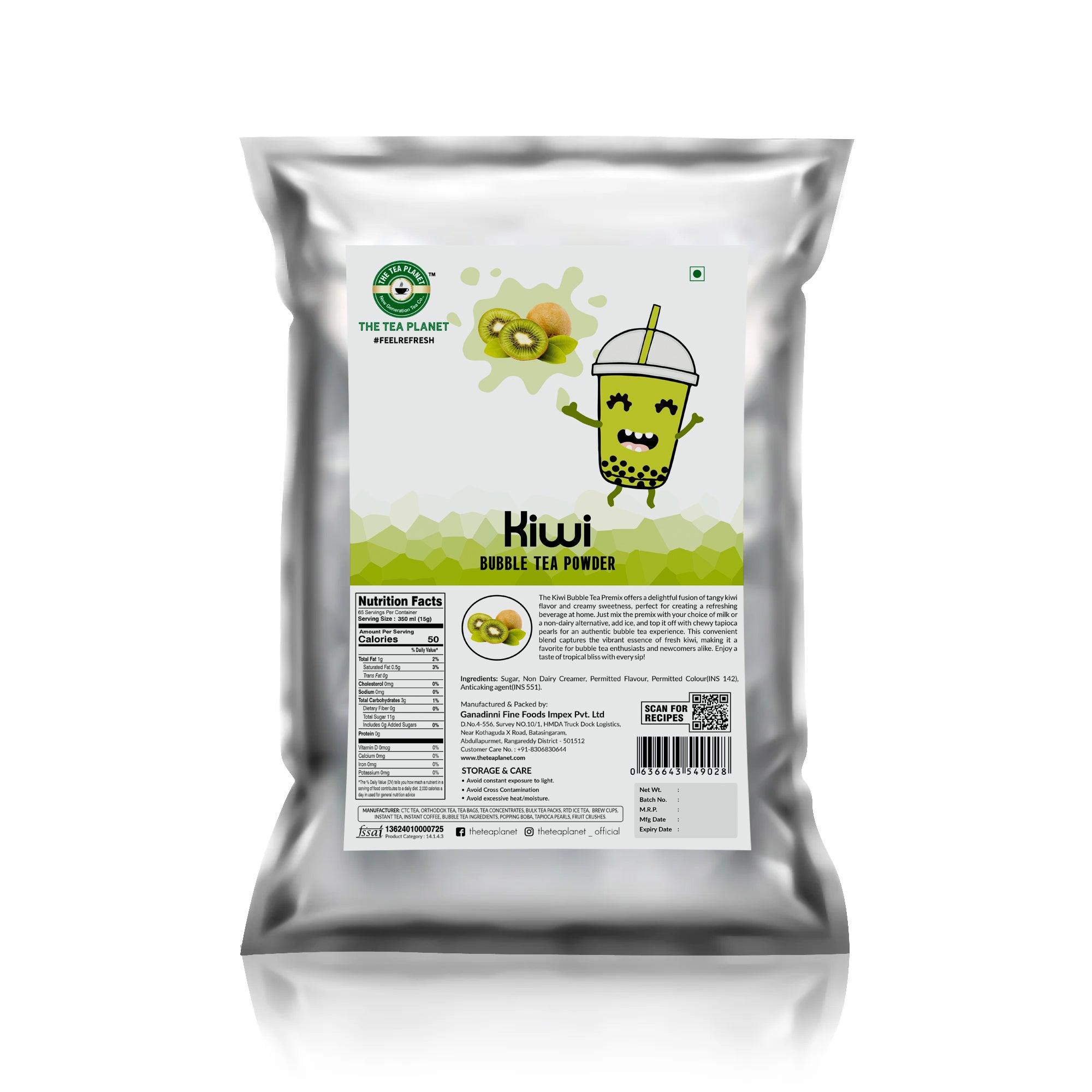 Kiwi Bubble Tea Premix