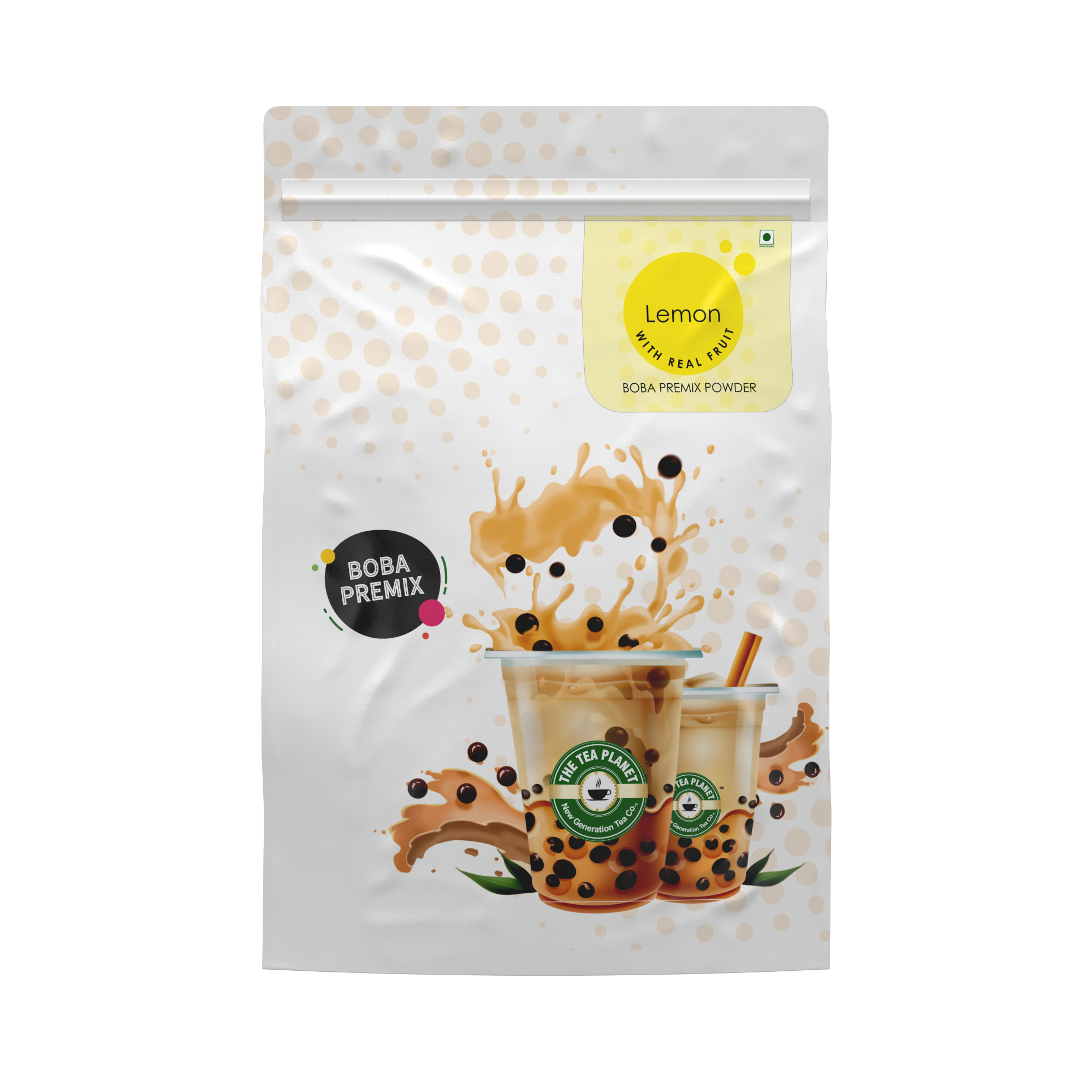 Lemon Fruit Bubble Tea Premix - 1 Kg