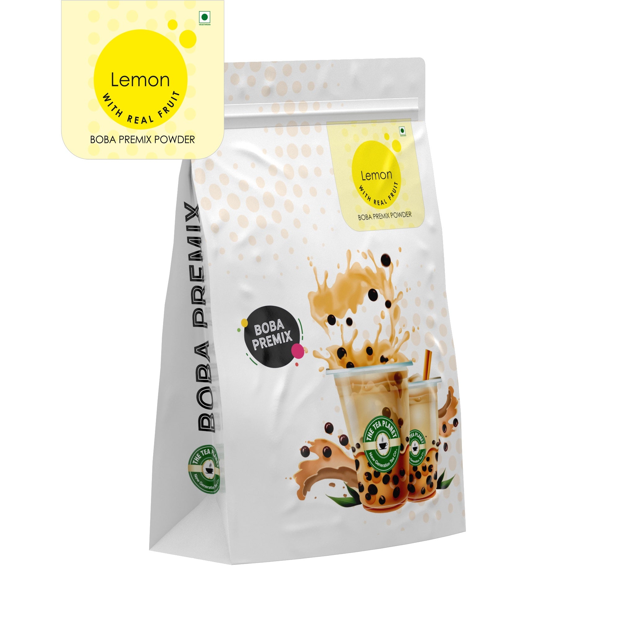 Lemon Fruit Bubble Tea Premix - 1 Kg