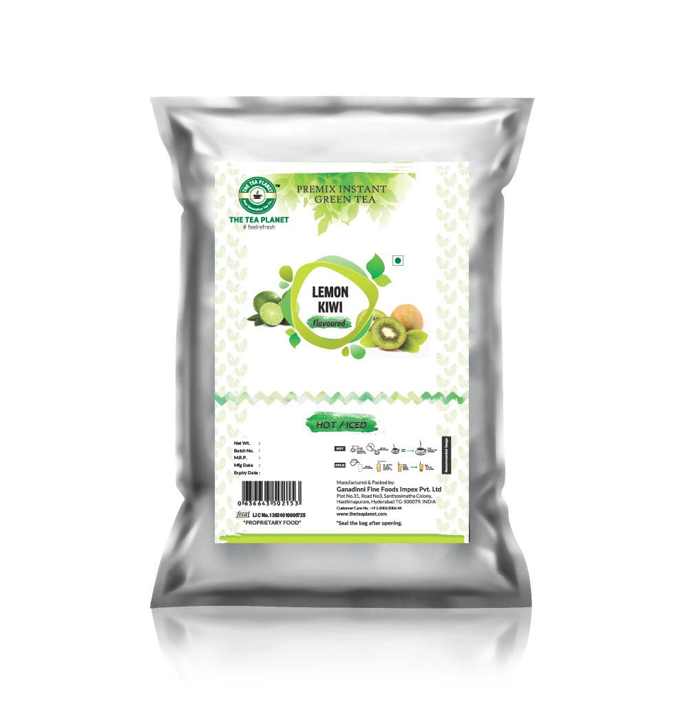 Lemon Kiwi Flavored Instant Green Tea