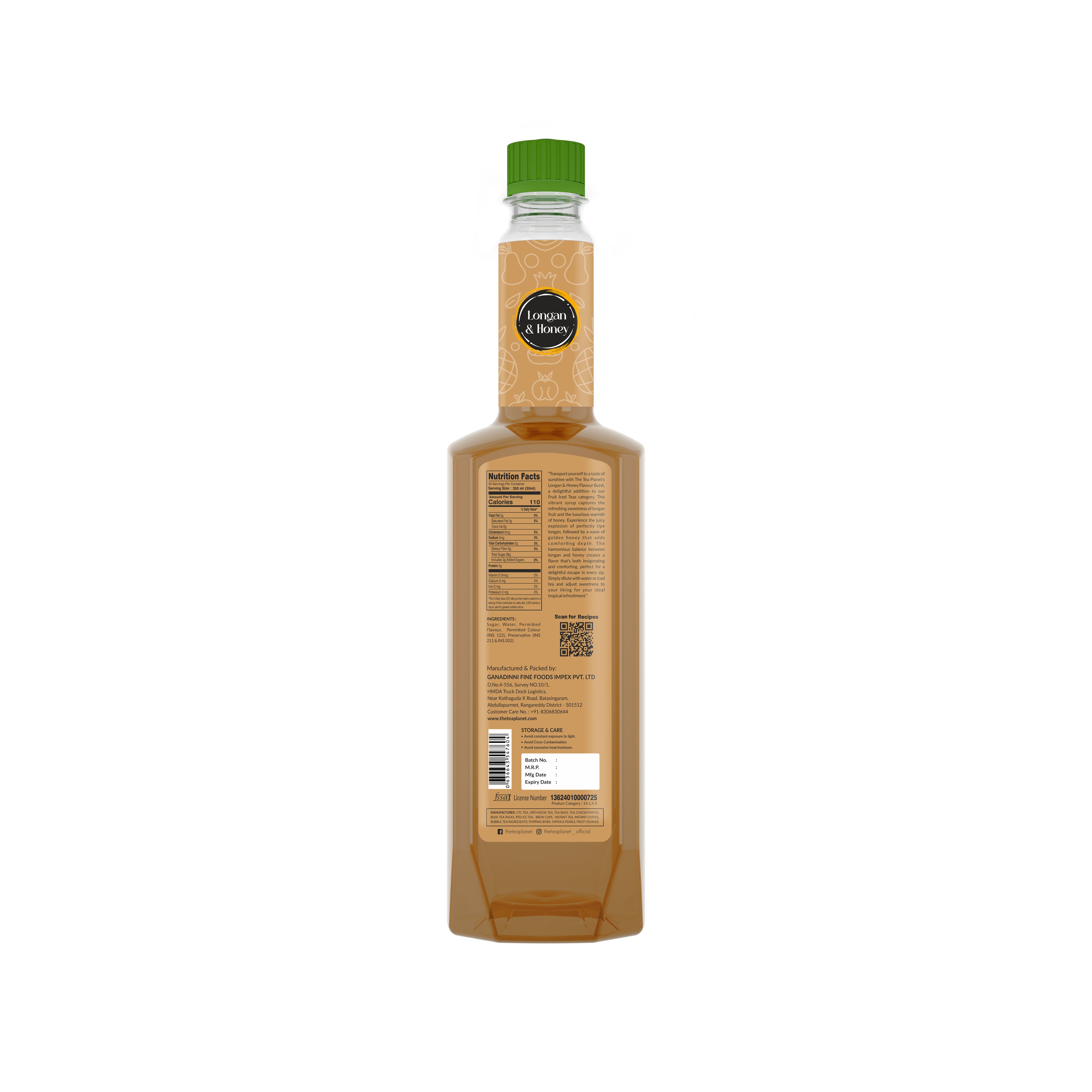 Longan & Honey Syrup - 700 ml