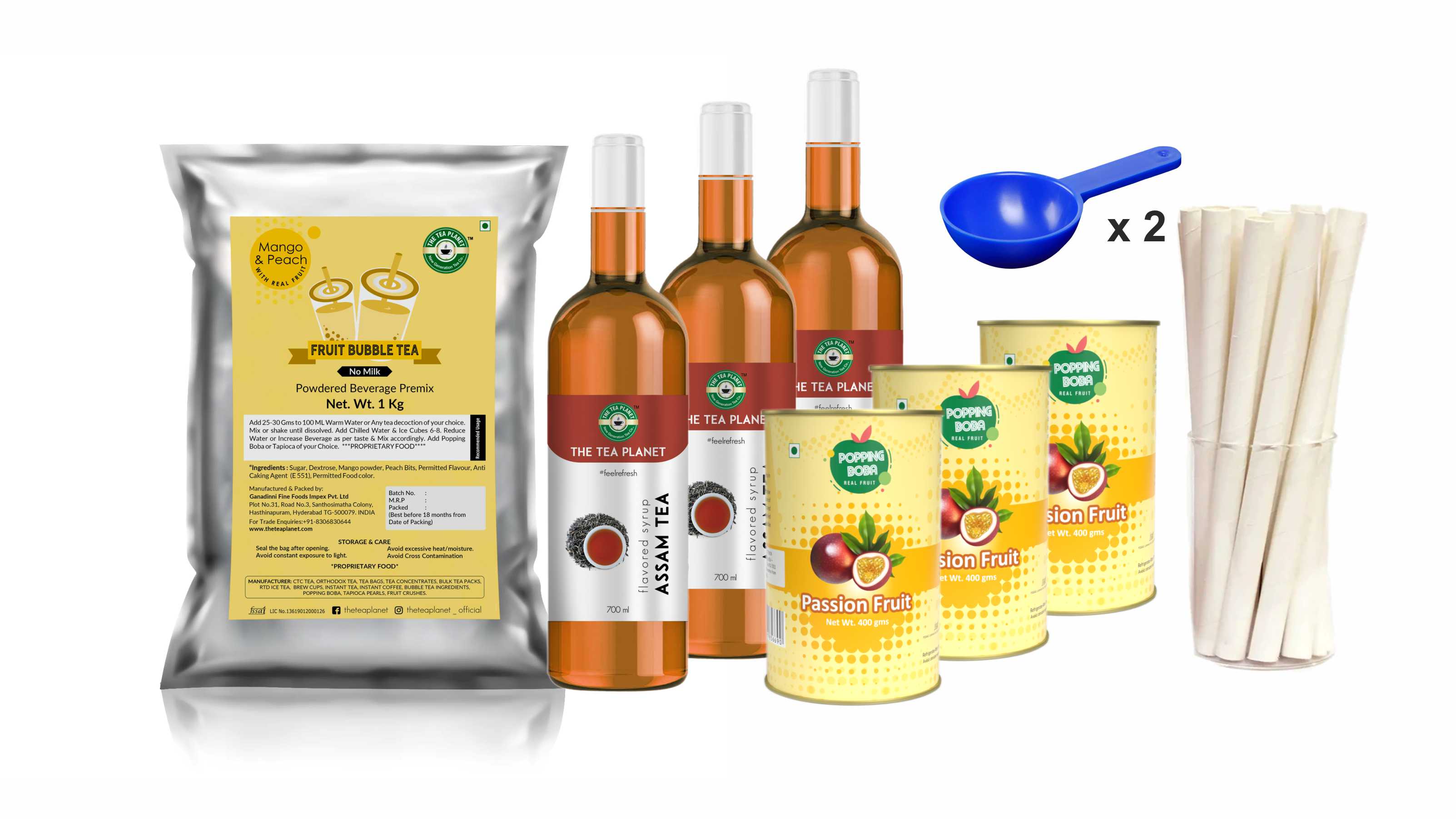 Peach & Mango Fruit Tea Starter Kit