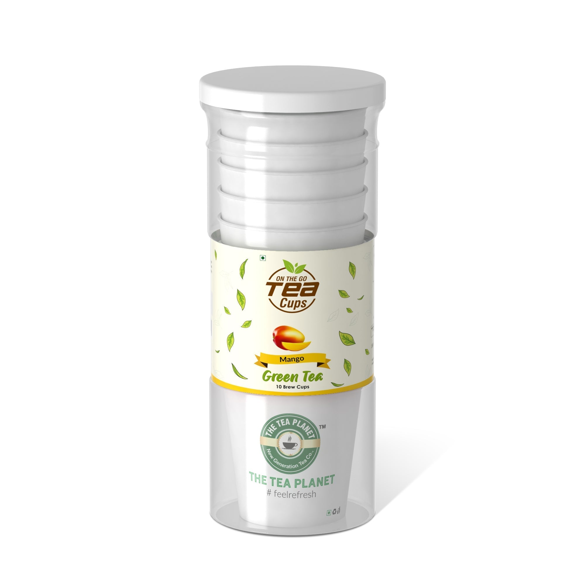 Mango Instant Green Tea Brew Cup - 20 cups