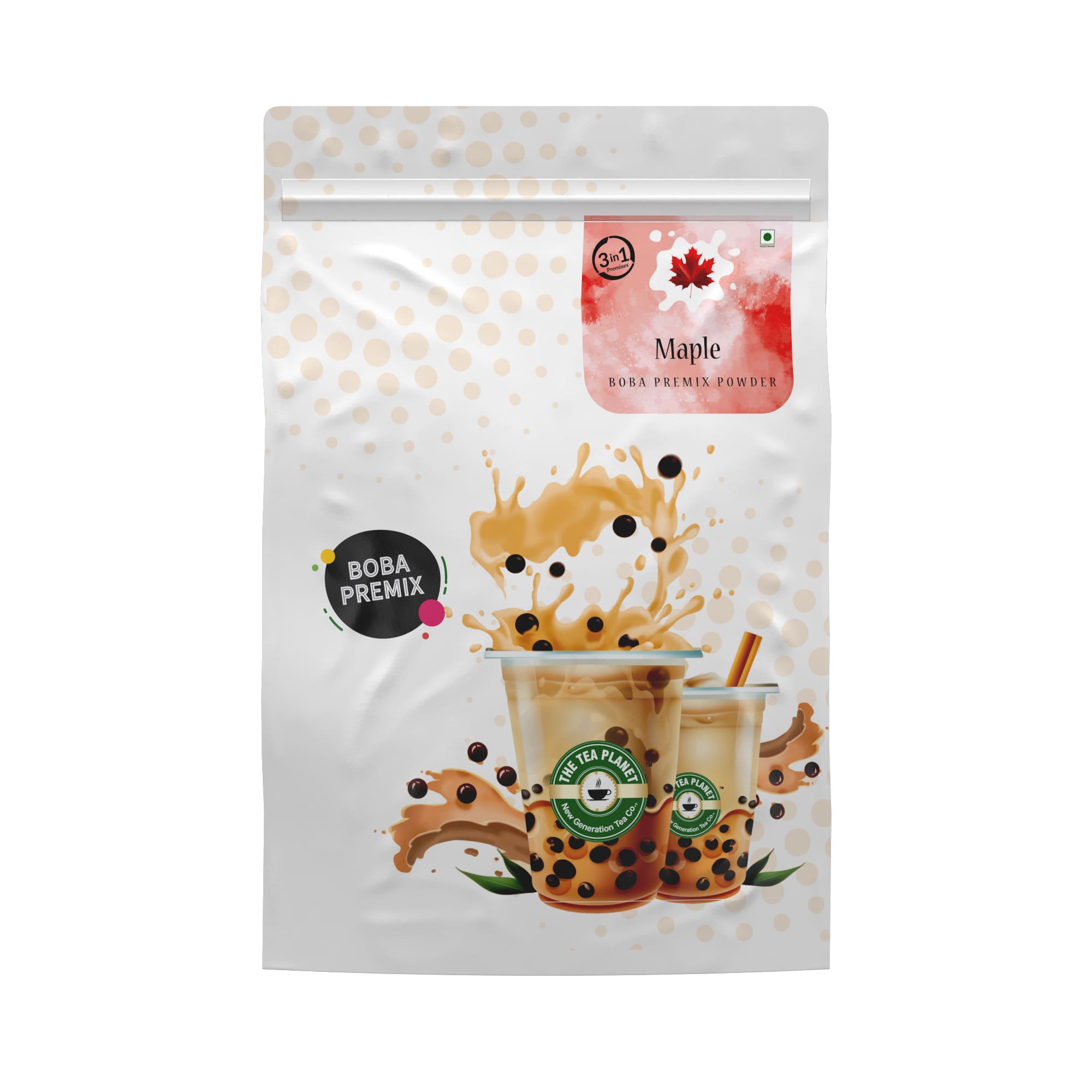 Maple Bubble Tea Premix (3 in 1) - 1Kg
