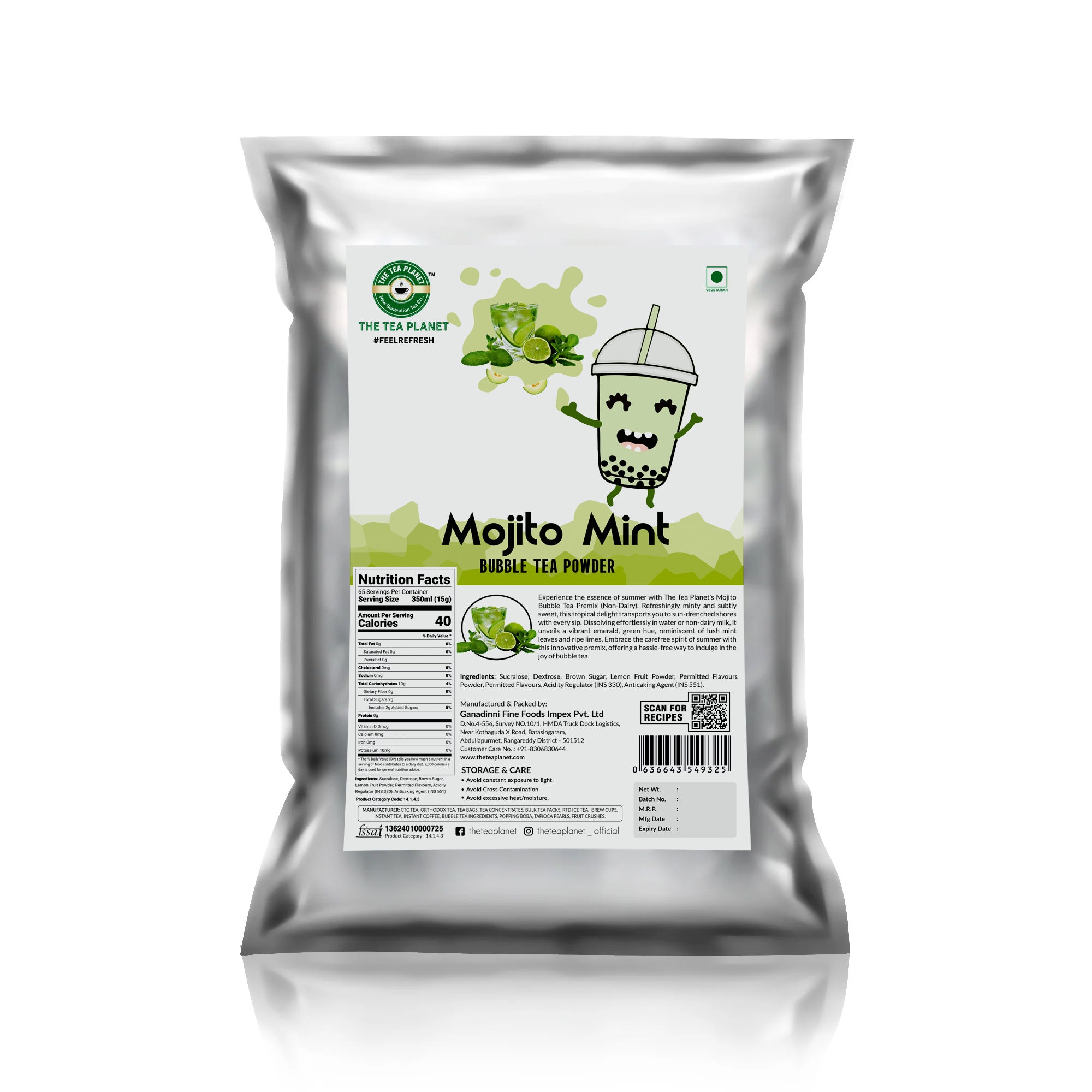 Mojito Bubble Tea Premix