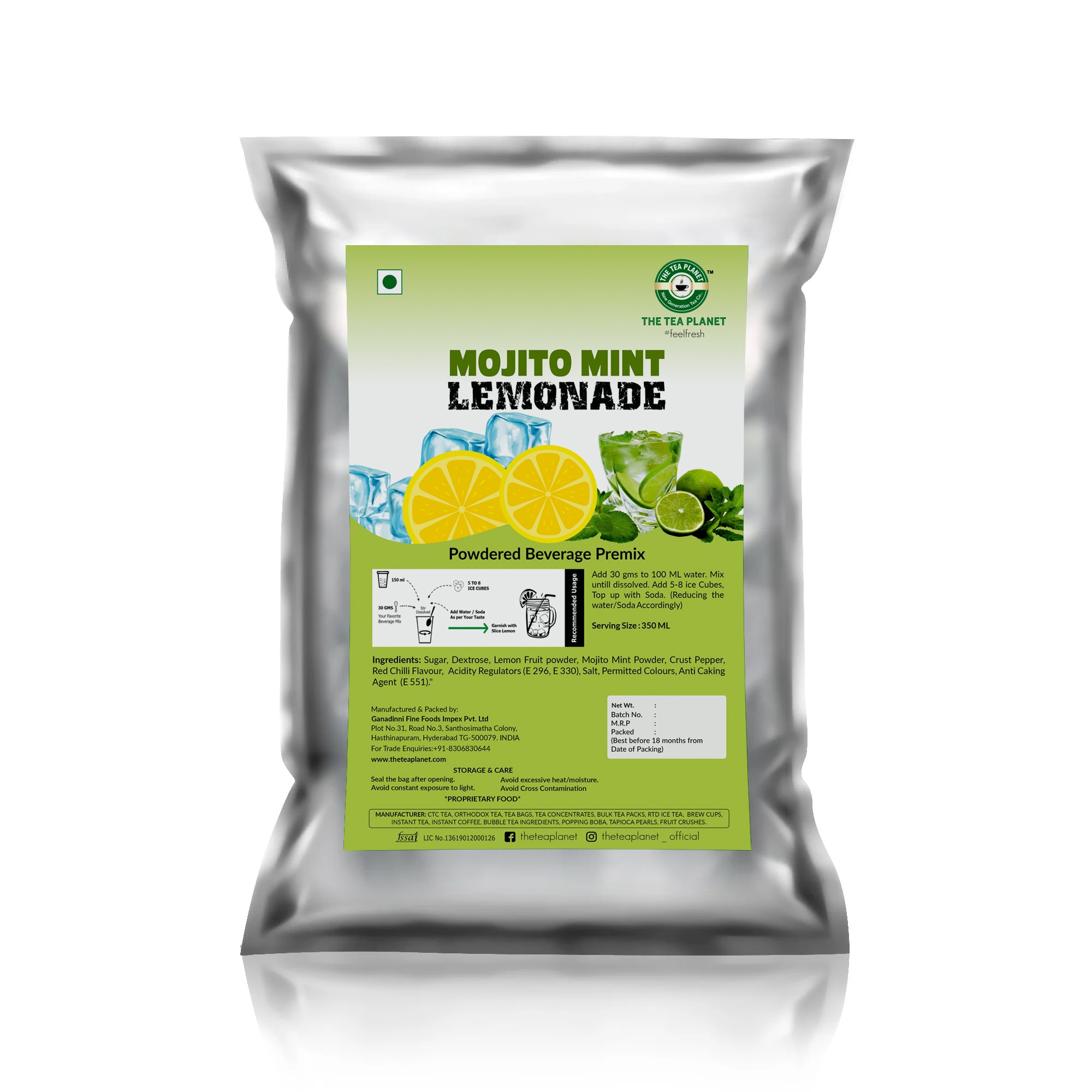 Mojito Mint Lemonade Premix - 1kg