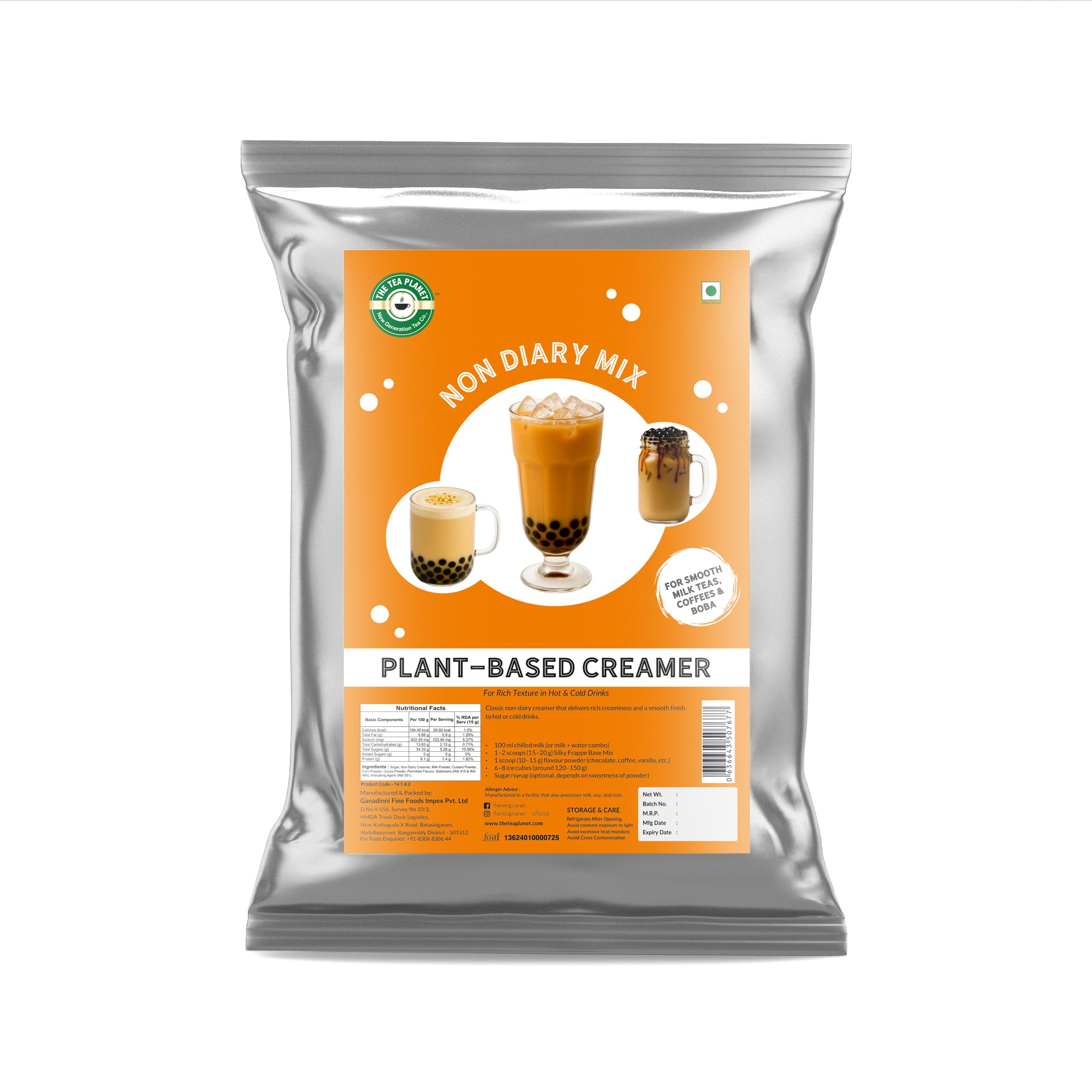 Non-Dairy Mix – Plant-Based Creamer