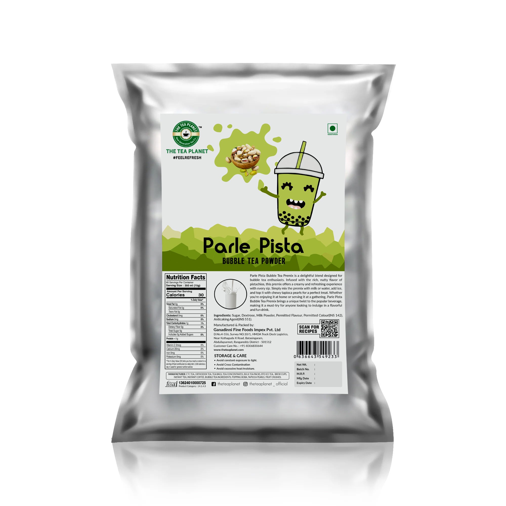Parle Pista Bubble Tea Premix
