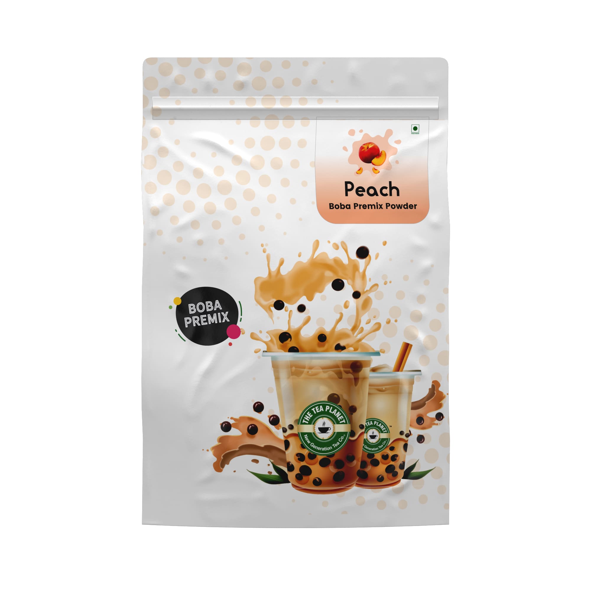 Peach Bubble Tea Premix - 1Kg