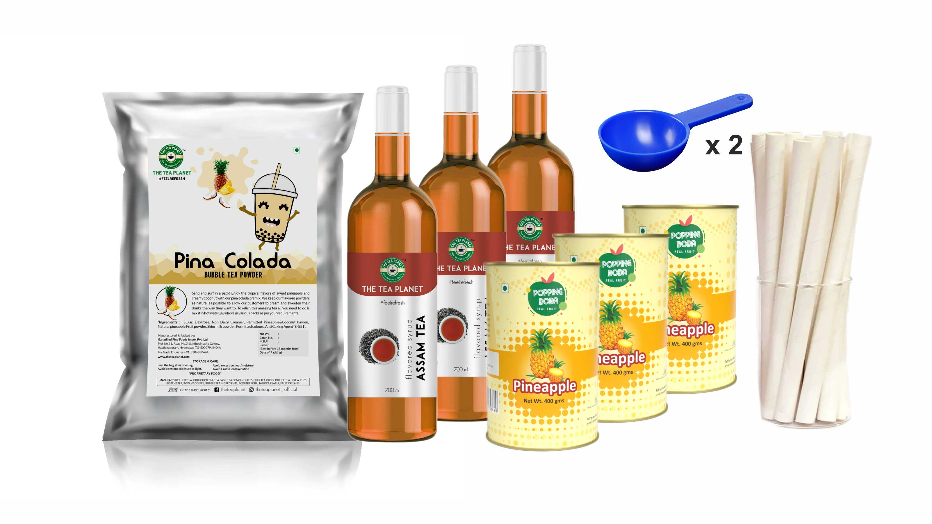 Pina colada Exotic Milk Tea Starter Kit
