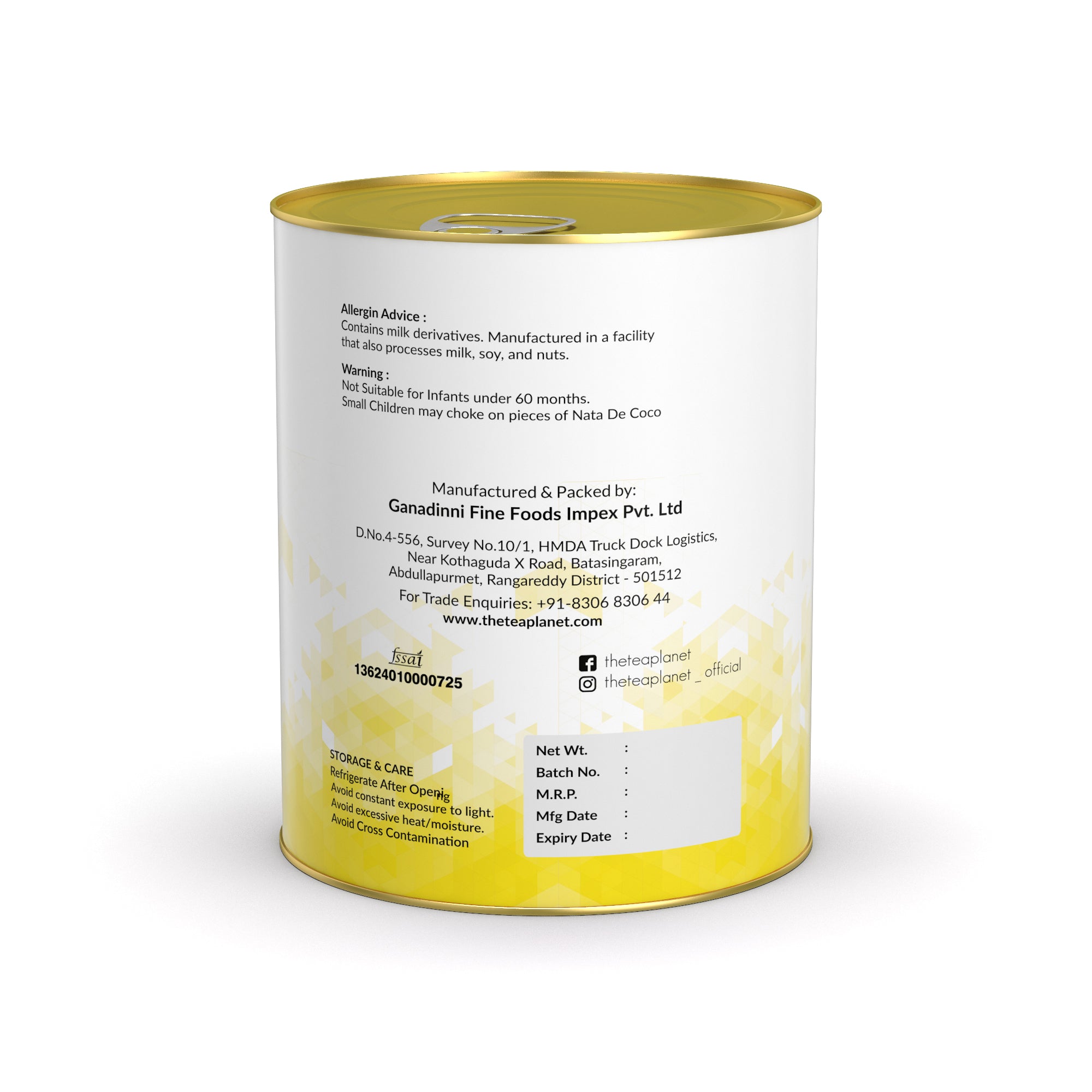 Pineapple Nata De Coco - 1 Kg