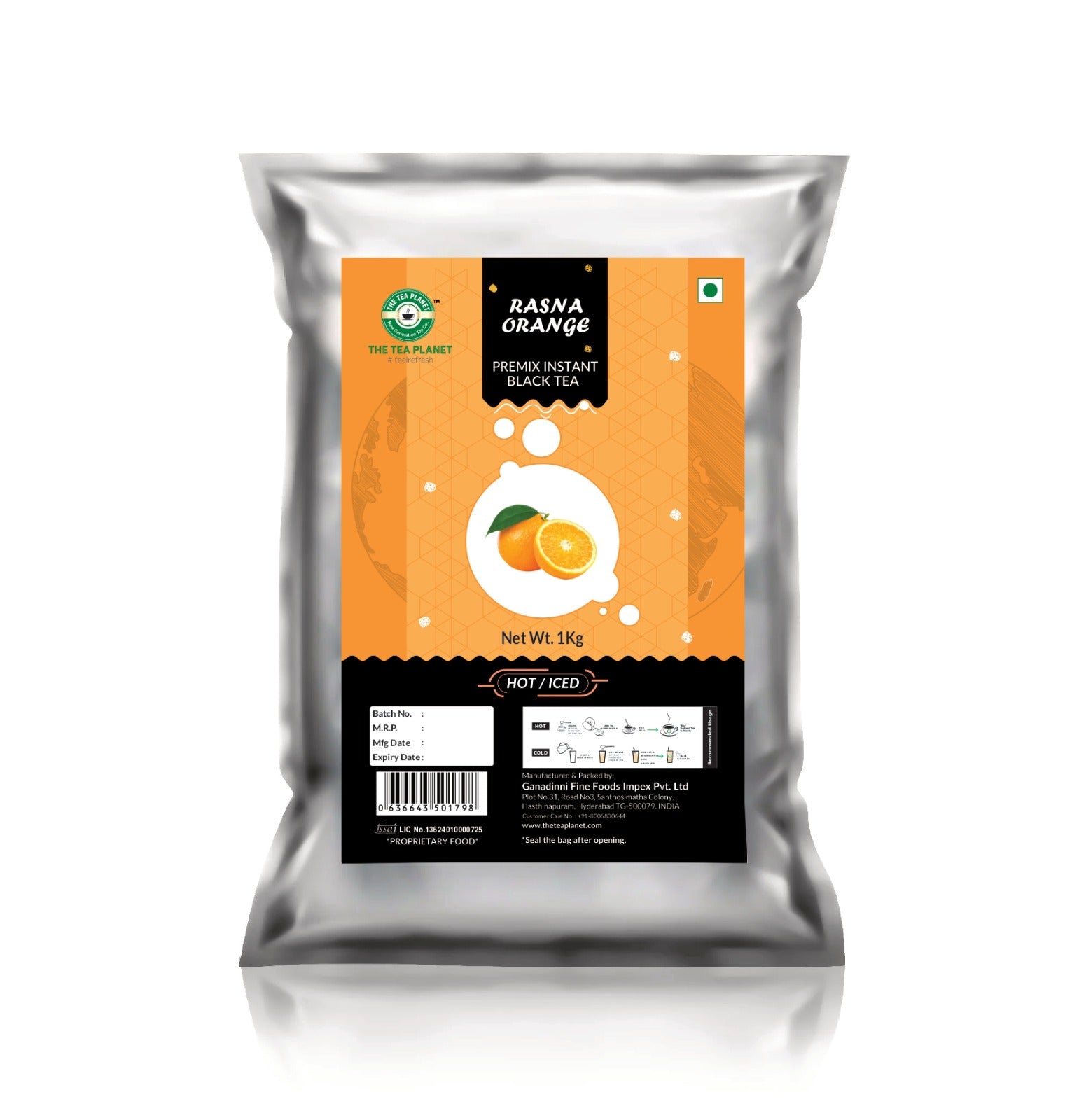 Rasna Orange Flavored Instant Black Tea