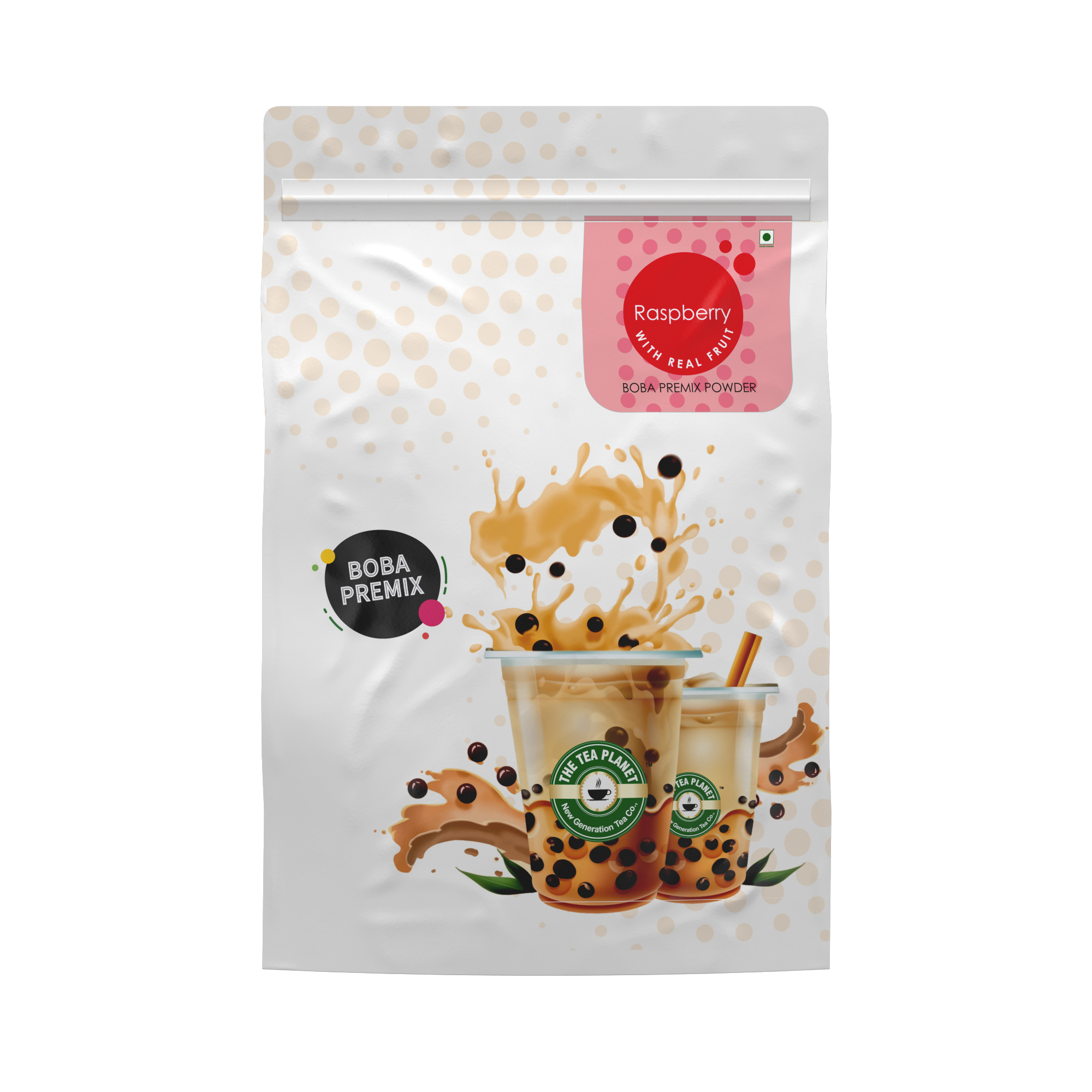 Raspberry Fruit Bubble Tea Premix - 1Kg