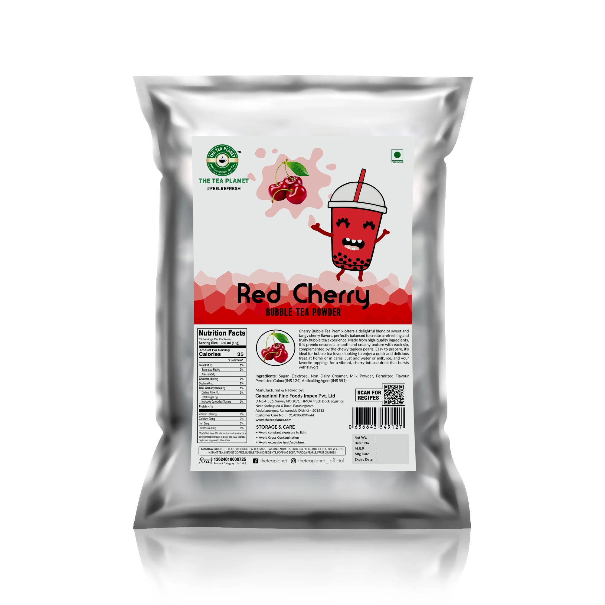 Red Cherry Bubble Tea Premix