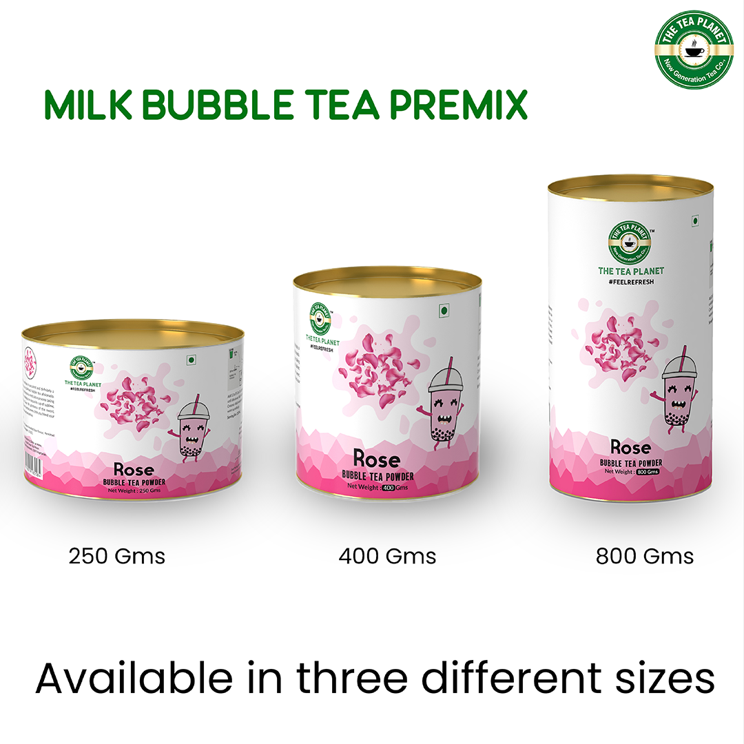 Rose Milk Bubble Tea Premix - 800 gms